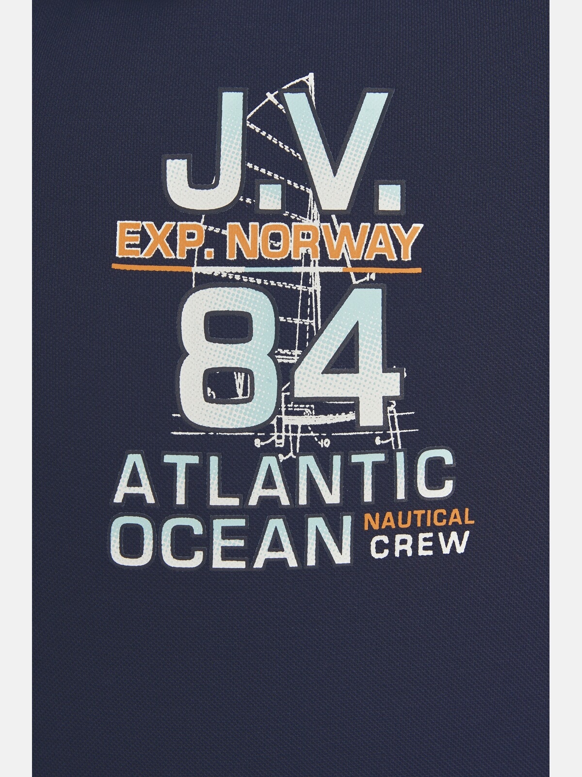 Jan Vanderstorm Poloshirt »Poloshirt UFFE«, (1 tlg.), mit sportlichem Aufdruck