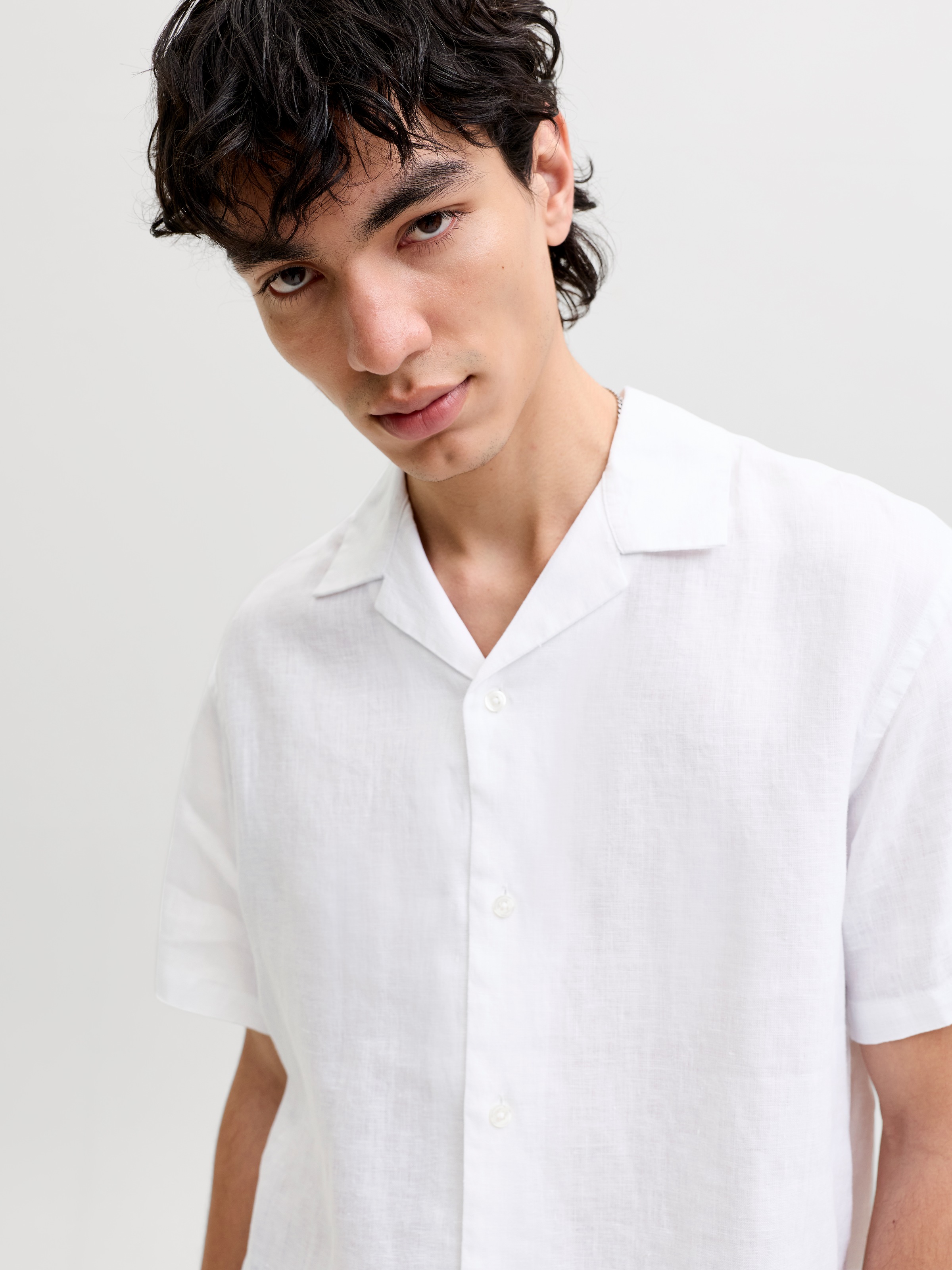 Jack & Jones Leinenhemd »JPRBLALAWRENCE LINEN RESORT S/S SHIRT SN« Leinen, relaxed fit