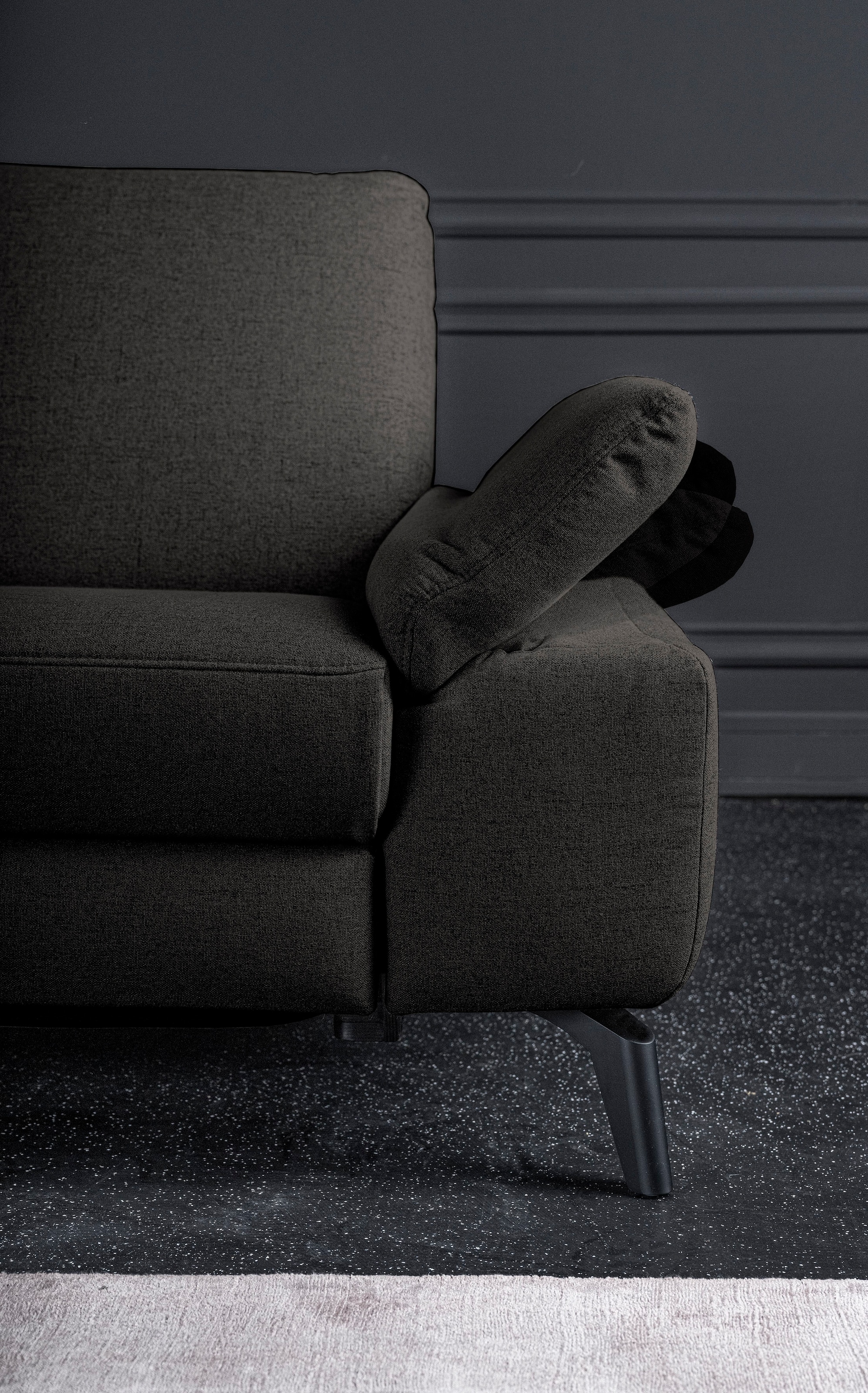 alina Ecksofa inkl. Kopfstützen, wahlweise mit Relaxfunktion, Breite: 243 cm