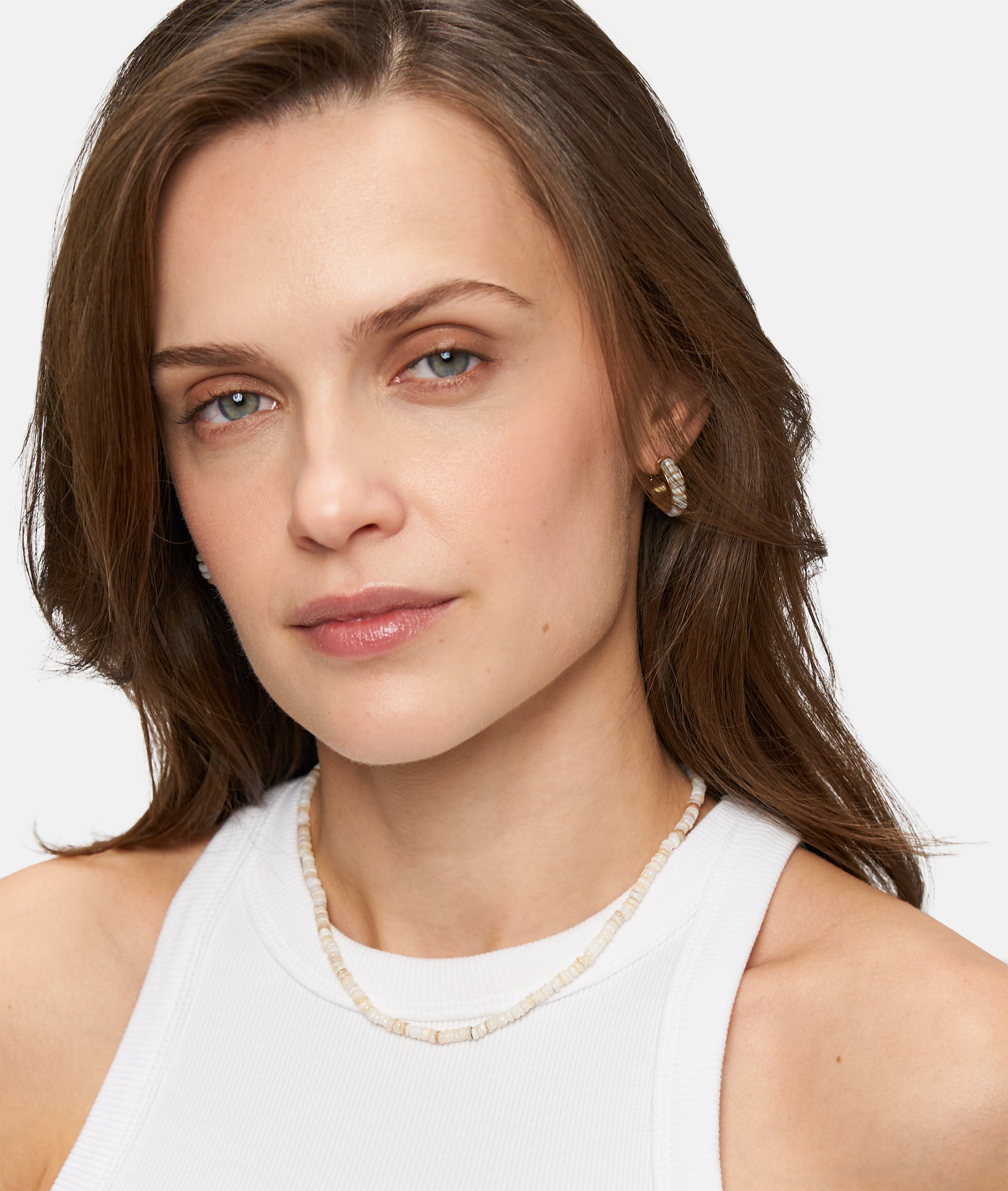 Tamaris Charm-Kette »Schmuck Geschenk Edelstahl Halskette All About Beads« mit Naturstein