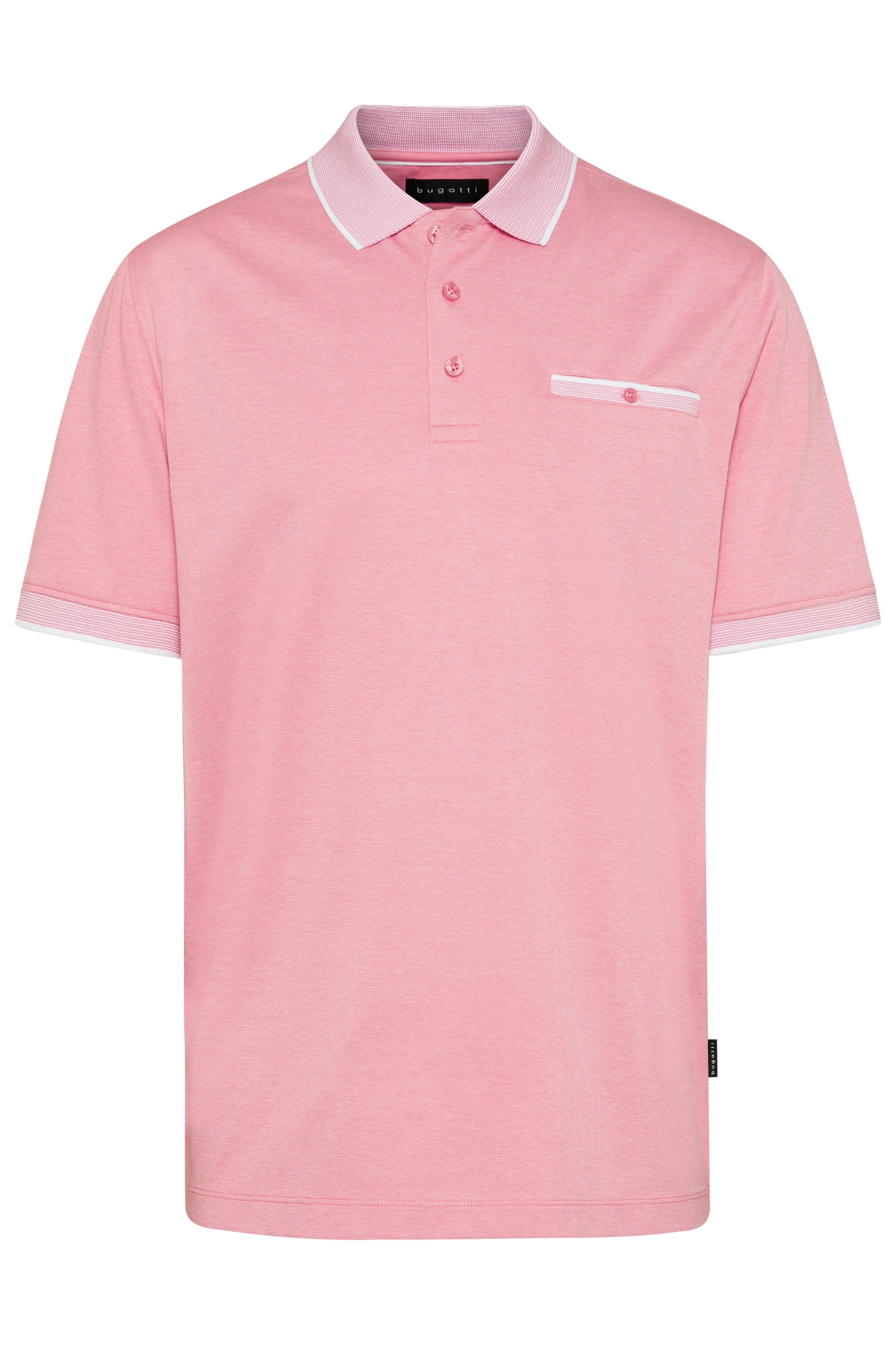 bugatti Poloshirt, mit Kontraststreifen