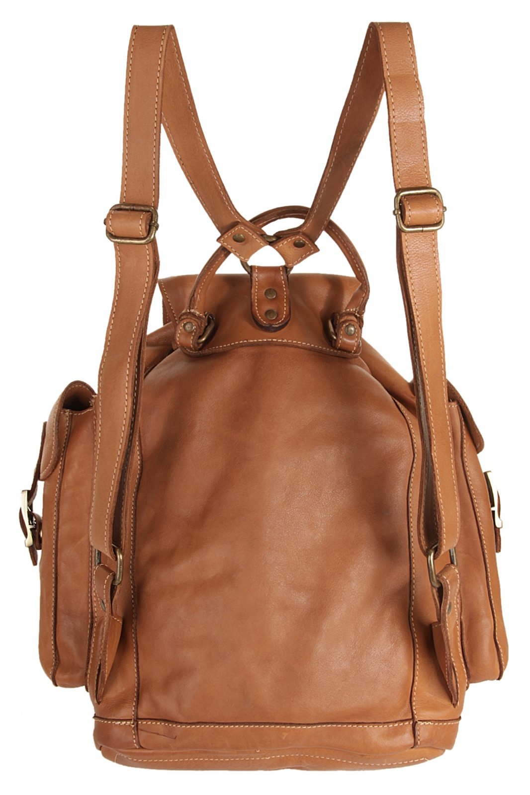 Cluty Cityrucksack, echt Leder, Made in Italy