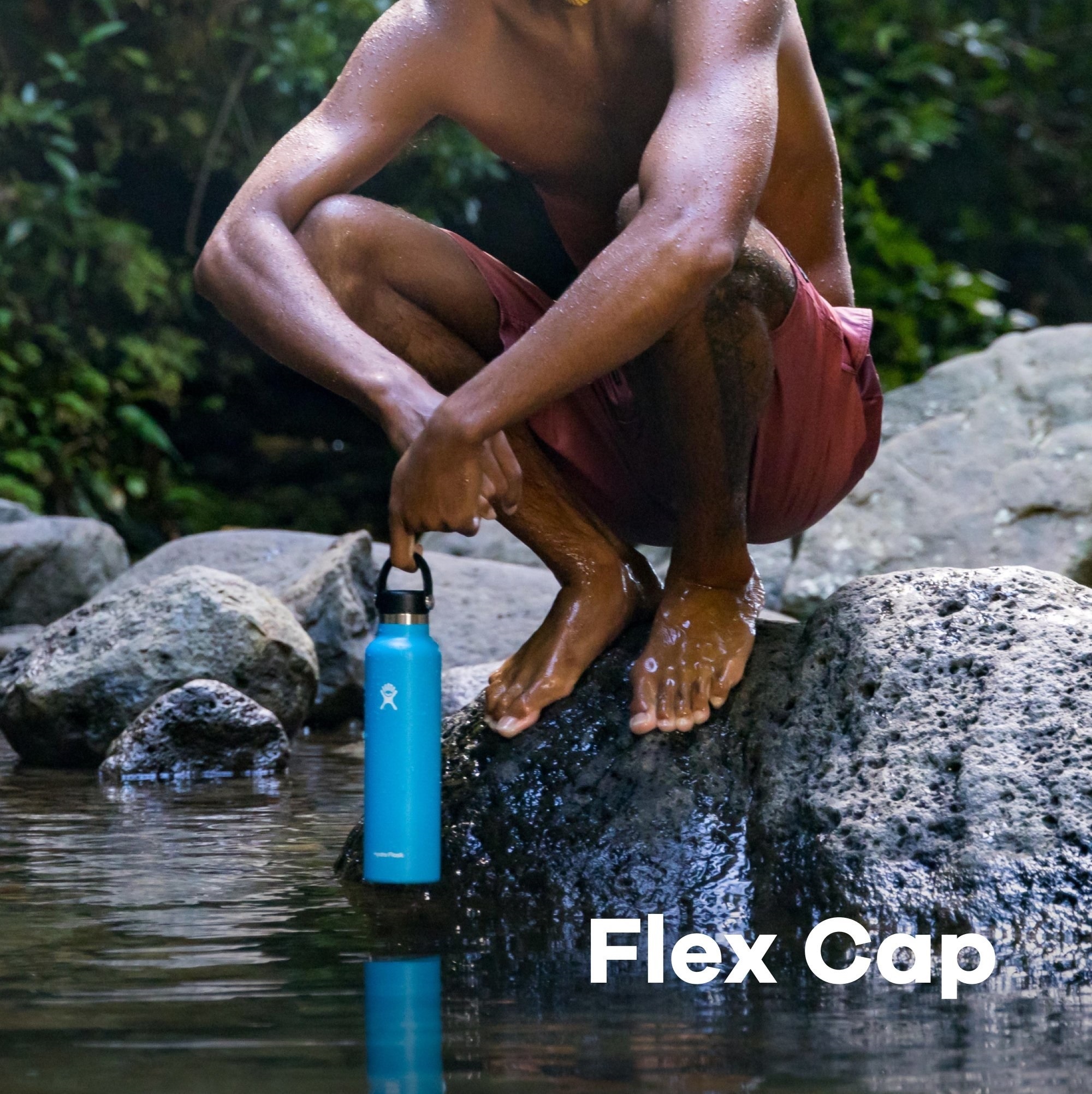 Hydro Flask Isolierflasche »24 Oz Std. Flex Cap« TempShield®️ doppelwandige Vakuumisolierung