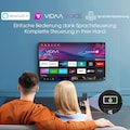 Hisense QLED-Fernseher »50E77HQ«, 126 cm/50 Zoll, 4K Ultra HD, Smart-TV, HDR10, HDR10+ decoding, HLG, 60Hz Panel, Alexa Built-in, VIDAA Voice