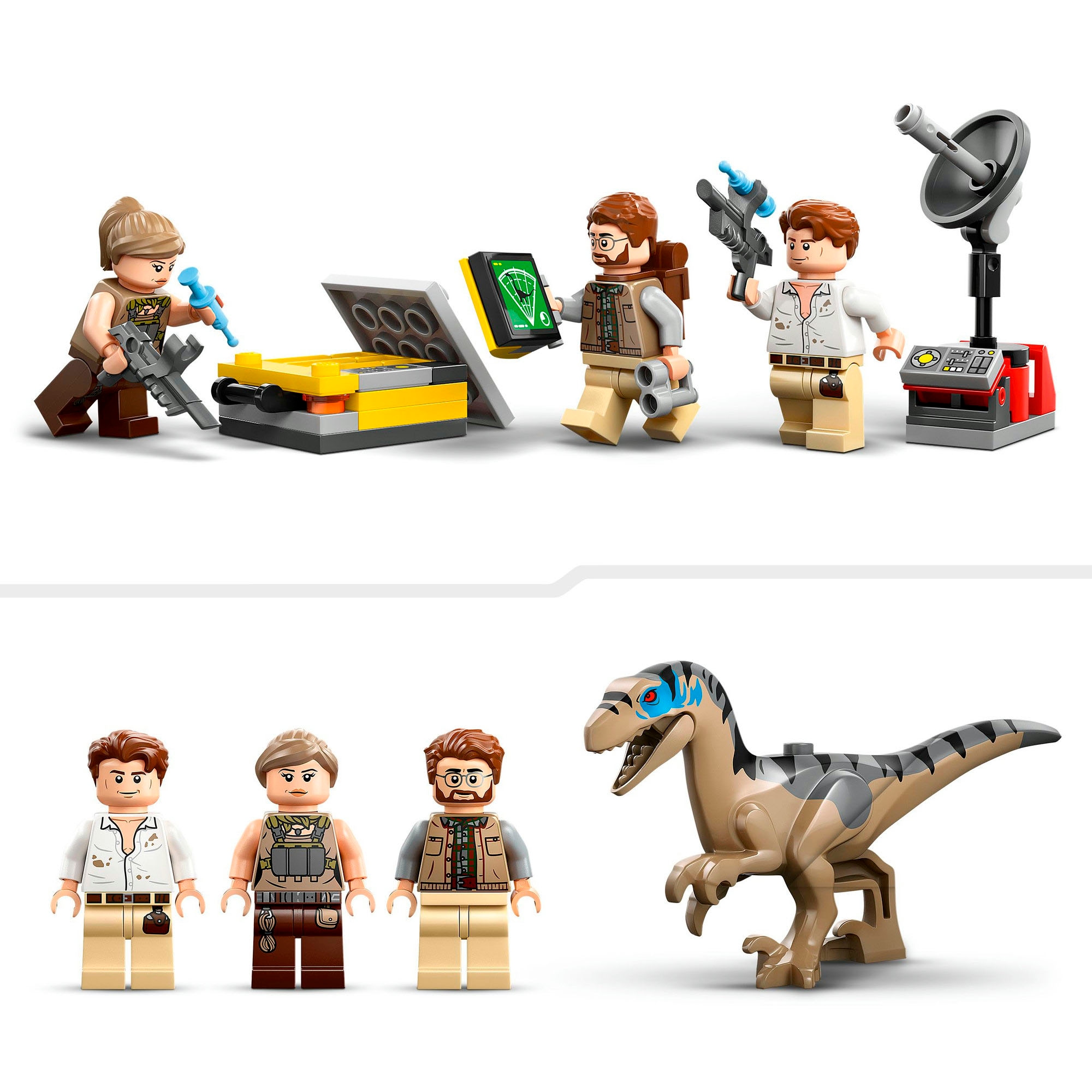 LEGO® Konstruktionsspielsteine »Raptor & Titanosaurus: Große Fährtensuche (76973), LEGO Jurassic World«, (582 St.), Made in Europe