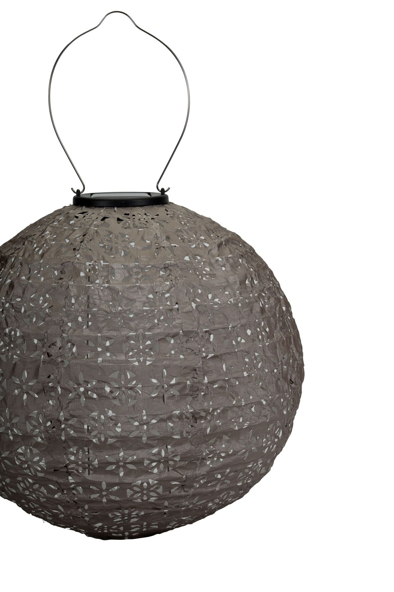 Pauleen LED Solarleuchte »Sunshine Dreamer Lampion Solar taupe Tyvek Vlies«, 1 flammig, Laterne
