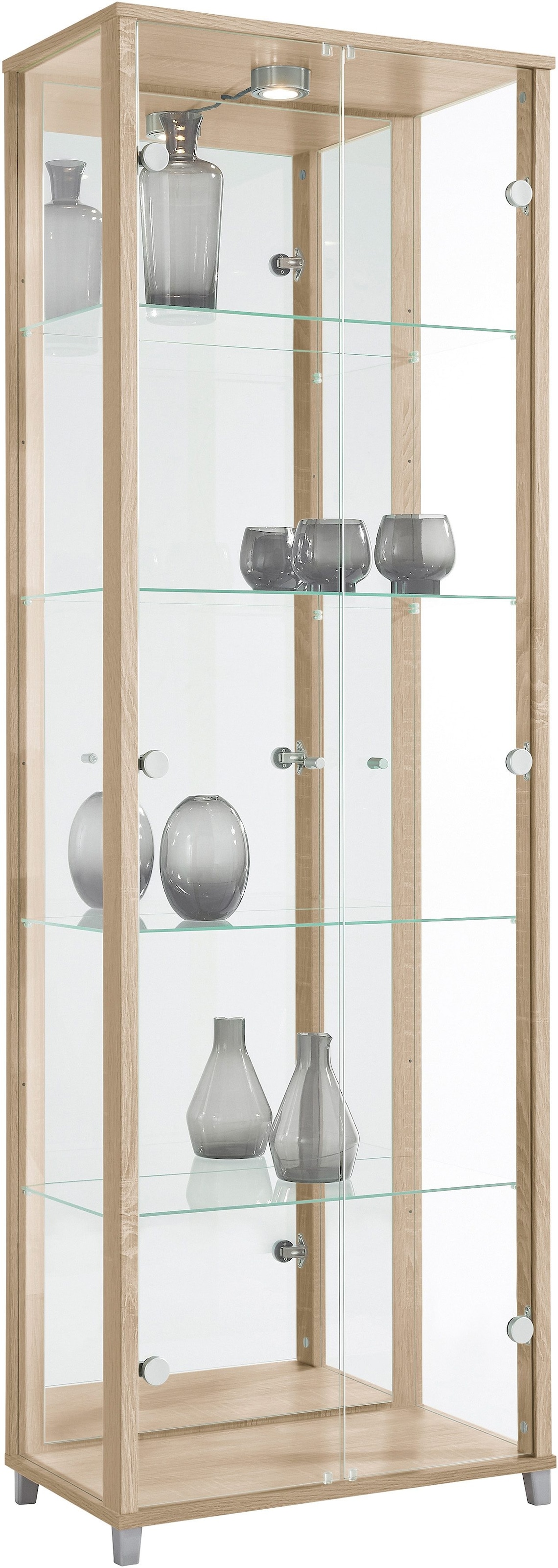 Vitrine »OPTIMA«, Standvitrine/Glasvitrine 2x Glastür,perfekt für Sammler,Sammlervitrine