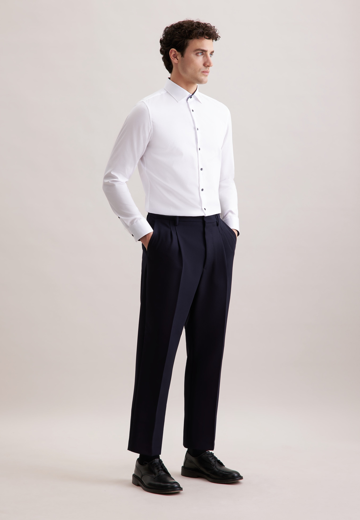 seidensticker Businesshemd »Schwarze Rose« X-Slim 1/1 Kentkragen Uni