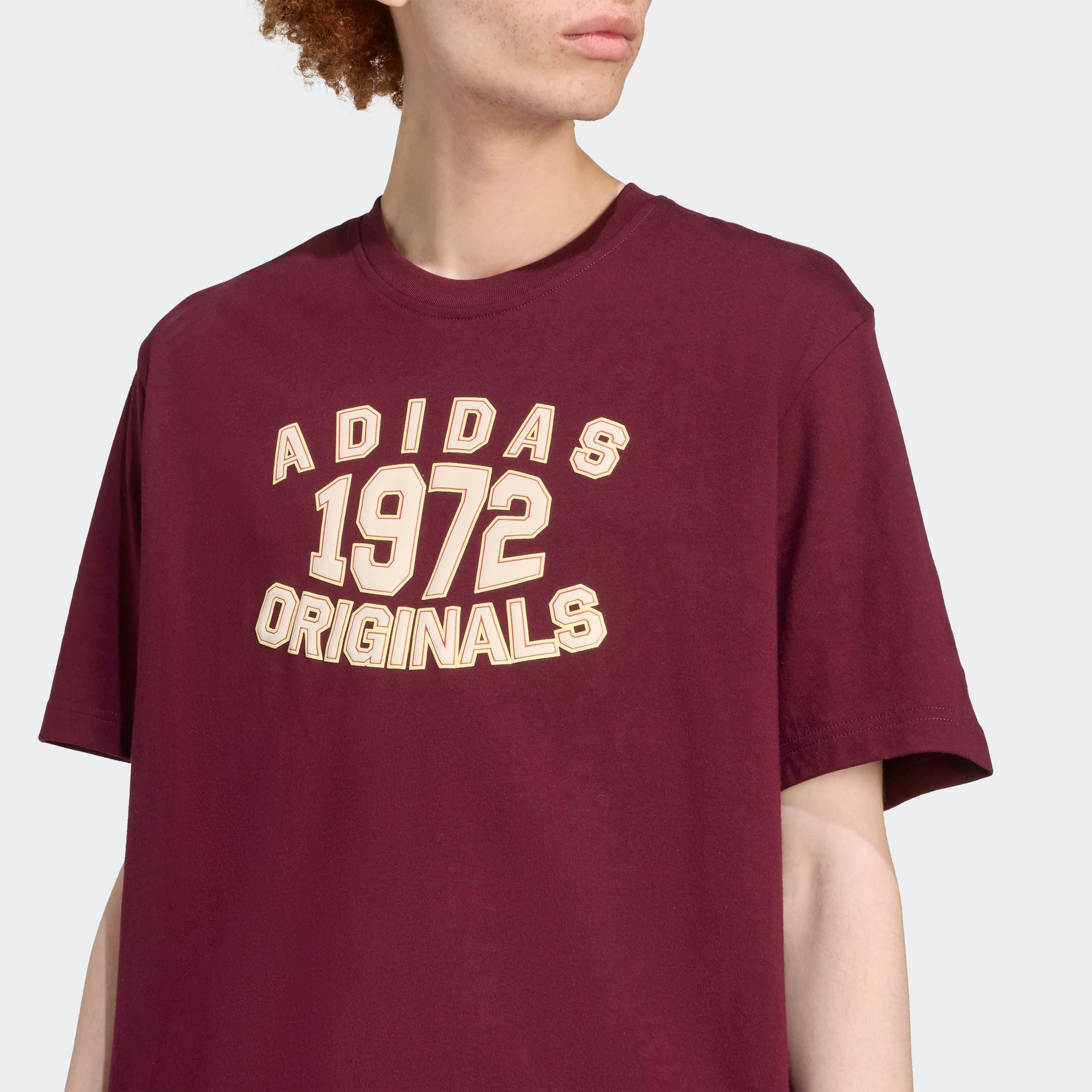 adidas Originals T-Shirt »LOCKER GESCHNITTENES« im College-Stil, sportlicher Stil, aus weichem Baumwollmix