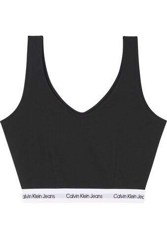 Calvin Klein Jeans Spaghettitop »CONTRAST TAPE MILANO STRAPPY TOP«, mit CK Logo... kaufen