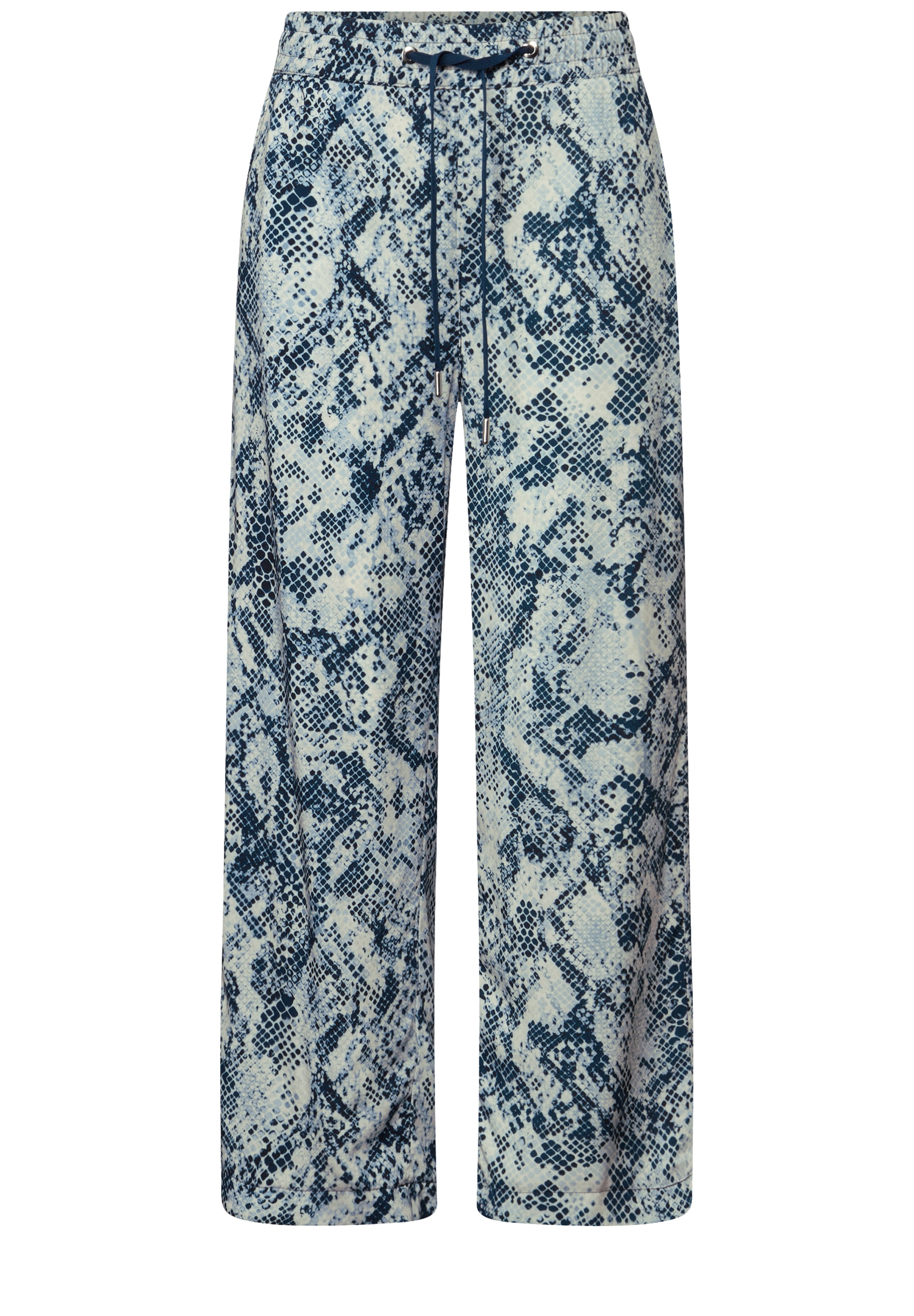 STREET ONE Stoffhose »Style Emee«, Sommerhose mit elastischem Bund und Tunnelzug, mit grafischem Muster