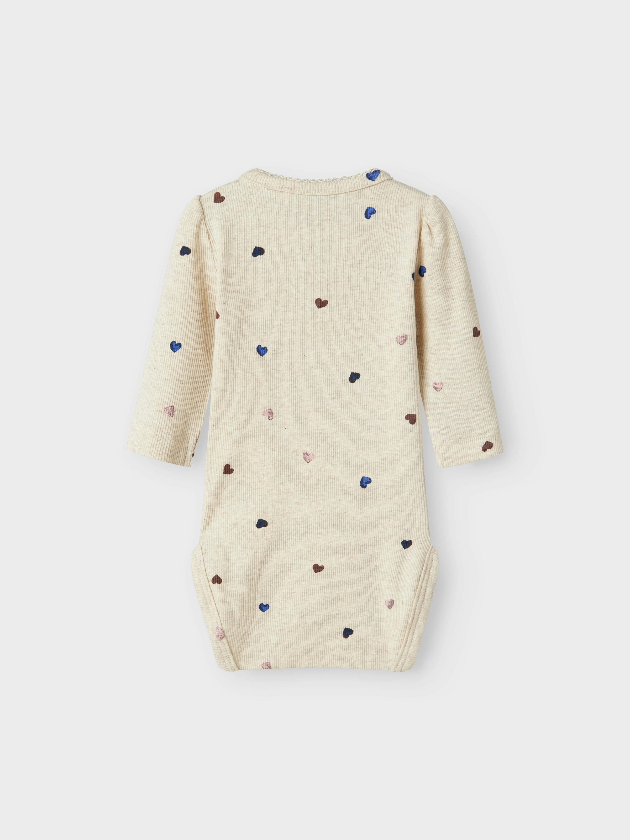 Name It Langarmbody »NBFNUTTI 2P LS BODY NOOS« Packung, 2 Baumwollmischung, bedruckt und uni im Set