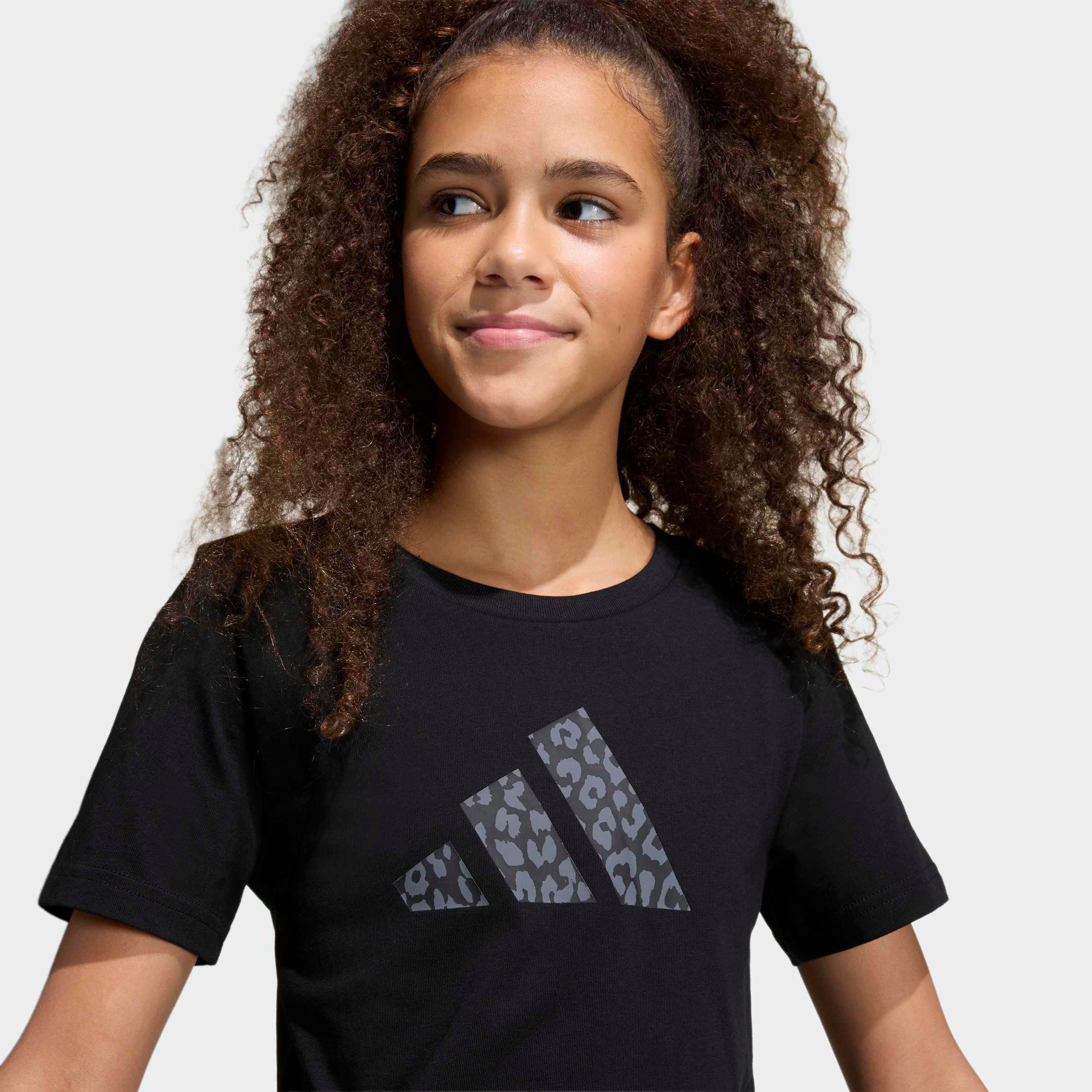 adidas Sportswear T-Shirt »JUNIOR GIRLS GRAFIK, TIERMUSTER«