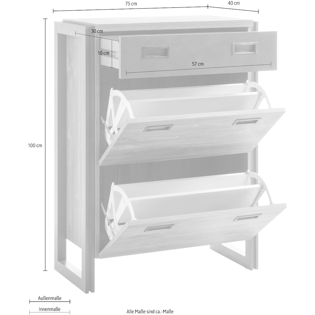 Home affaire Schuhschrank »Detroit«