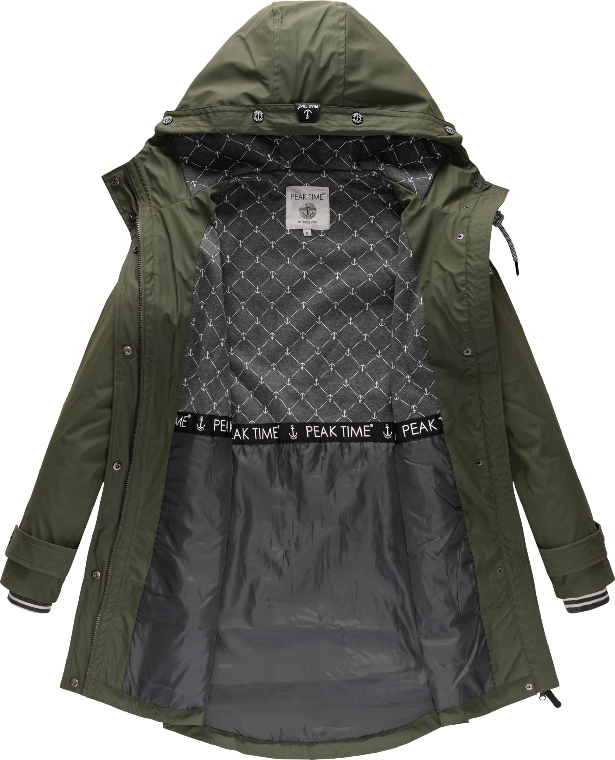 PEAK TIME Regenmantel »Regenjacke L60042«