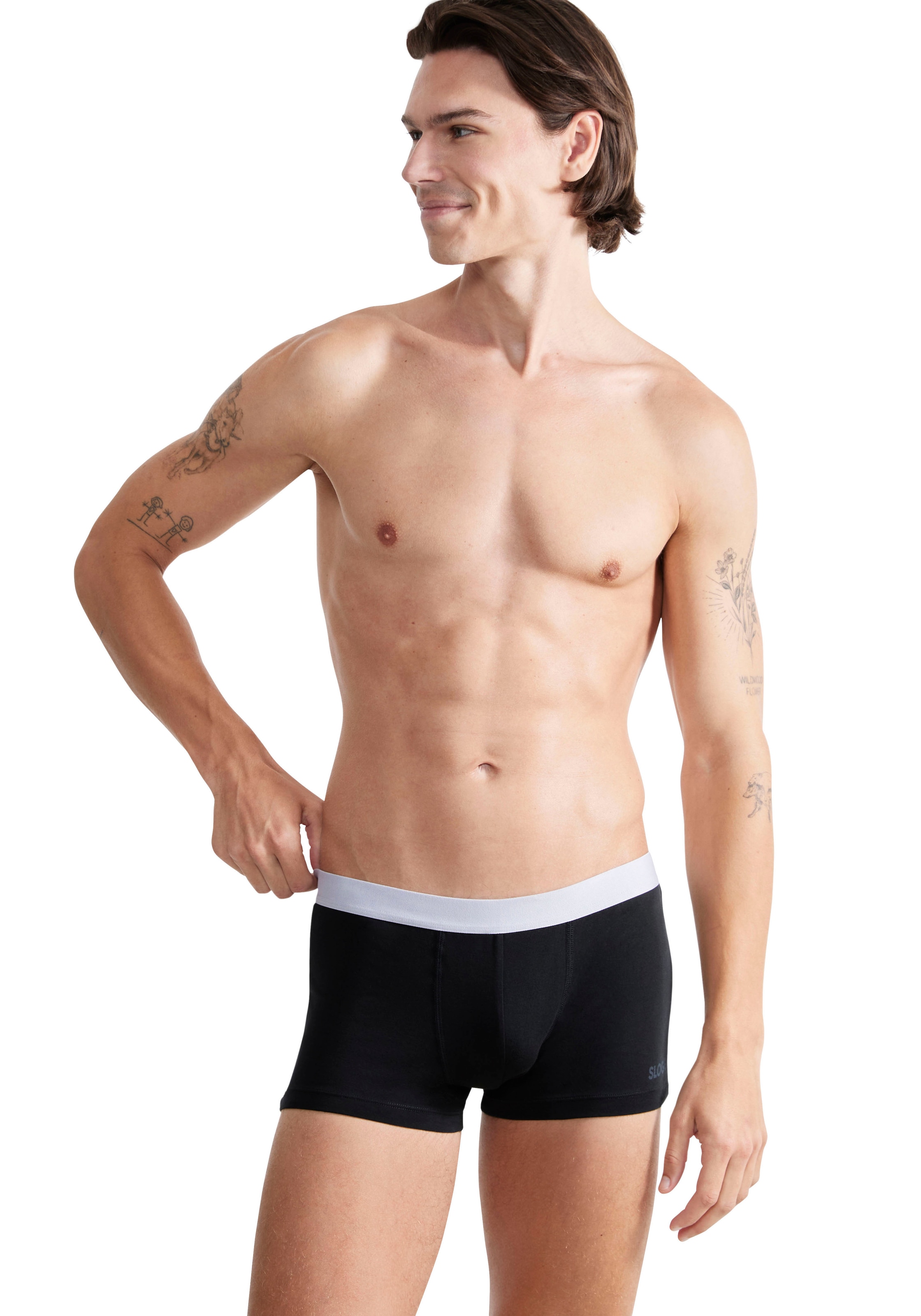 sloggi Hipster »Men GO ABC 2.0« 6er Pack,  weich, Baumwollmix, elastischer Logobund, Baisc, ohne Eingriff