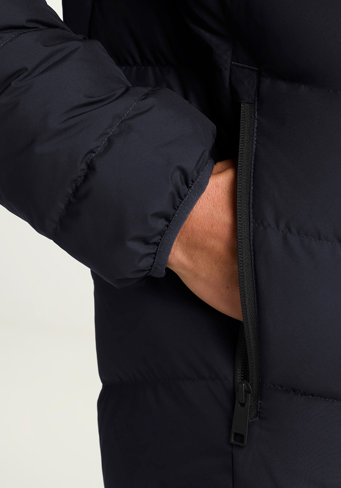 Jack Wolfskin Daunenjacke »COLONIUS JKT M RDS«, mit Kapuze