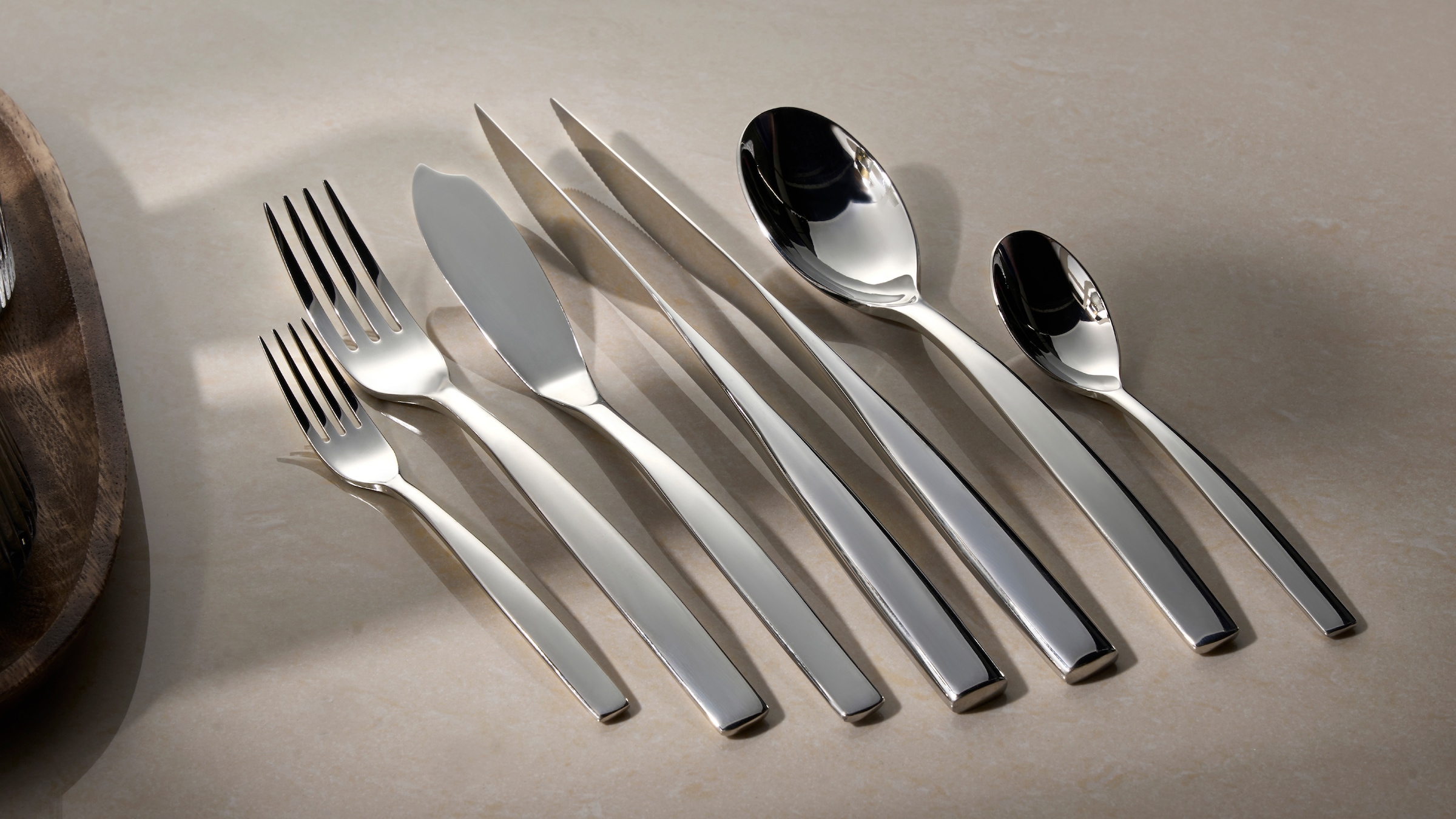 Hanseatic Besteck-Set »EXCLUSIVE« stehendes Design von Ess- und Steakmessern