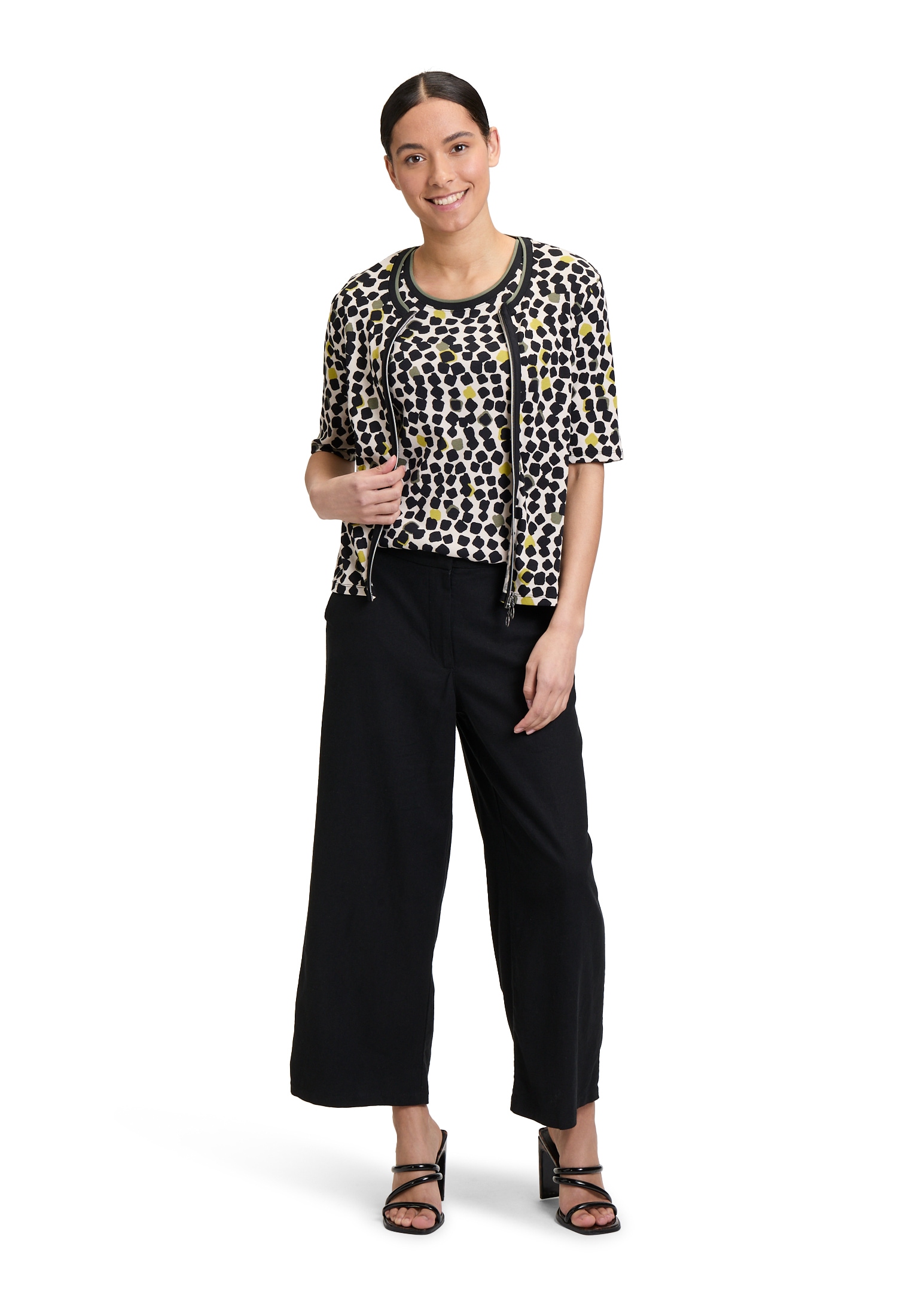 Betty Barclay T-Shirt »Shirtjacke mit Rippenstruktur«