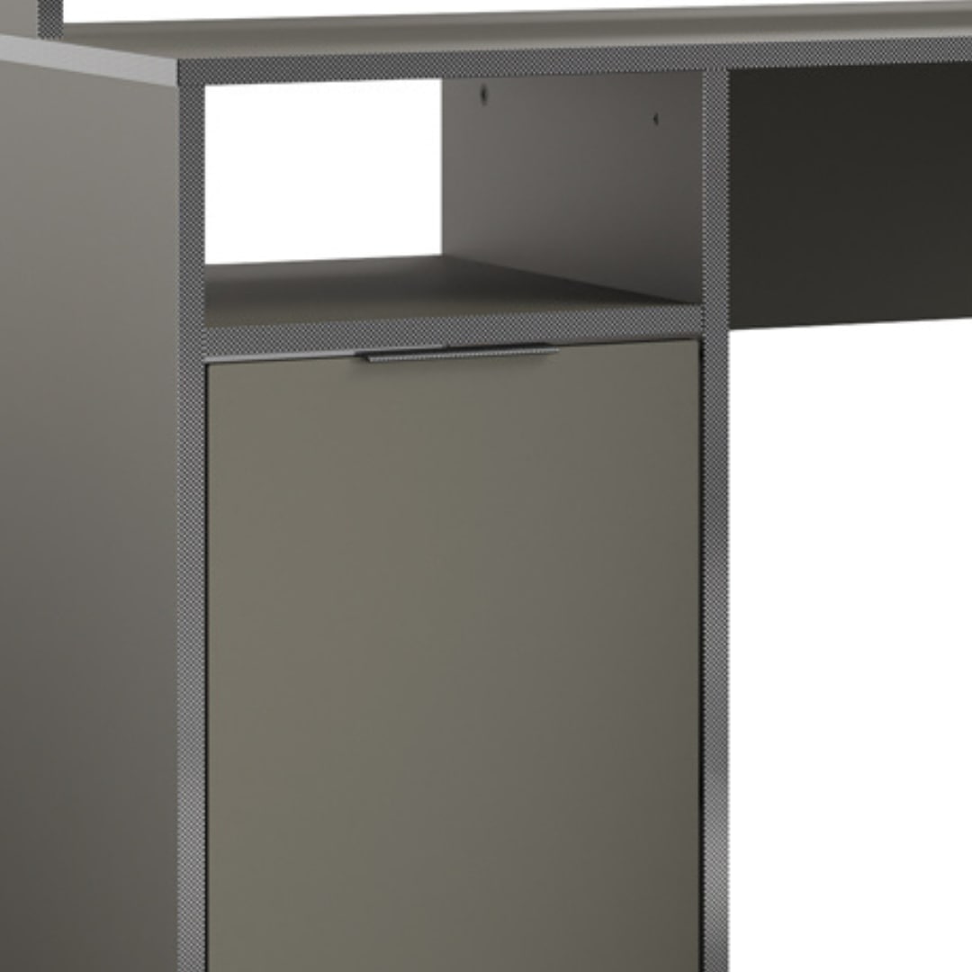 INOSIGN Schreibtisch »Orem«, Gamingtisch mit Tür und Monitoraufsatz, Breite 125 x 55 cm