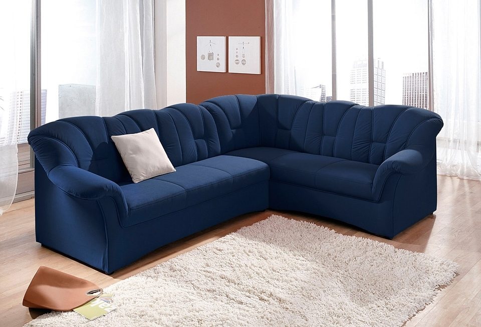 Ecksofa »Papenburg B/T/H: 242/190/84 cm L-Form«, wahlweise mit Bettfunktion, Langer...