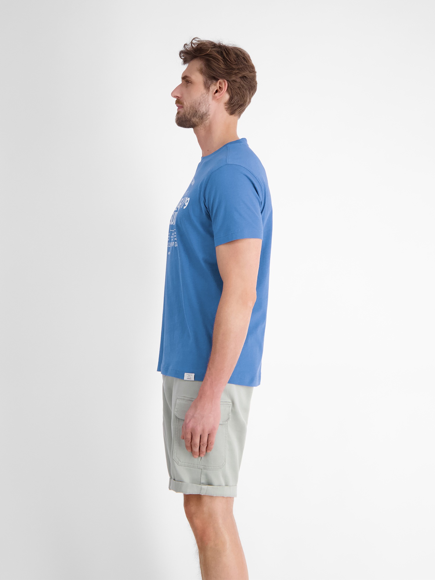 LERROS T-Shirt »LERROS Herren T-Shirt mit Brustprint«