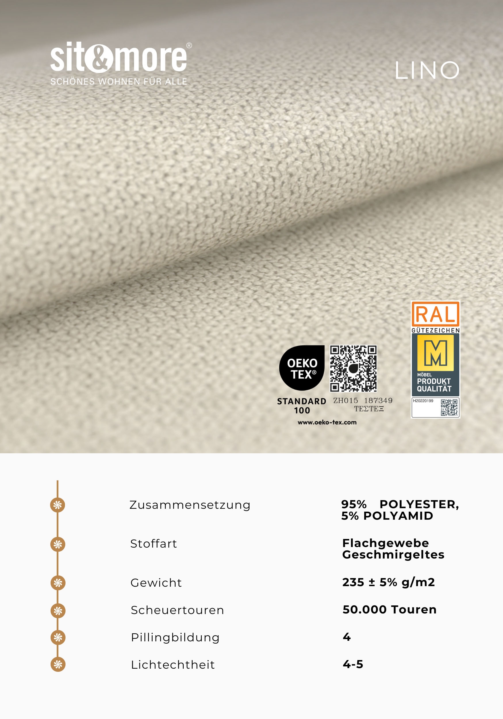 sit&more Big-Sofa »Scrabble« Modernes Design in verschiedenen Stoffarten