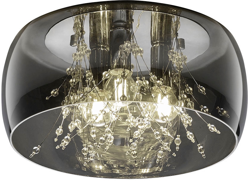 | TRIO Deckenleuchte kaufen 3xE14 mit Deckenlampe 3 Garantie mit online Elegante Jahren flammig-flammig, 34cm, Leuchten »Crystel«, exkl Leuchtmittel Glasschirm XXL Ø 3