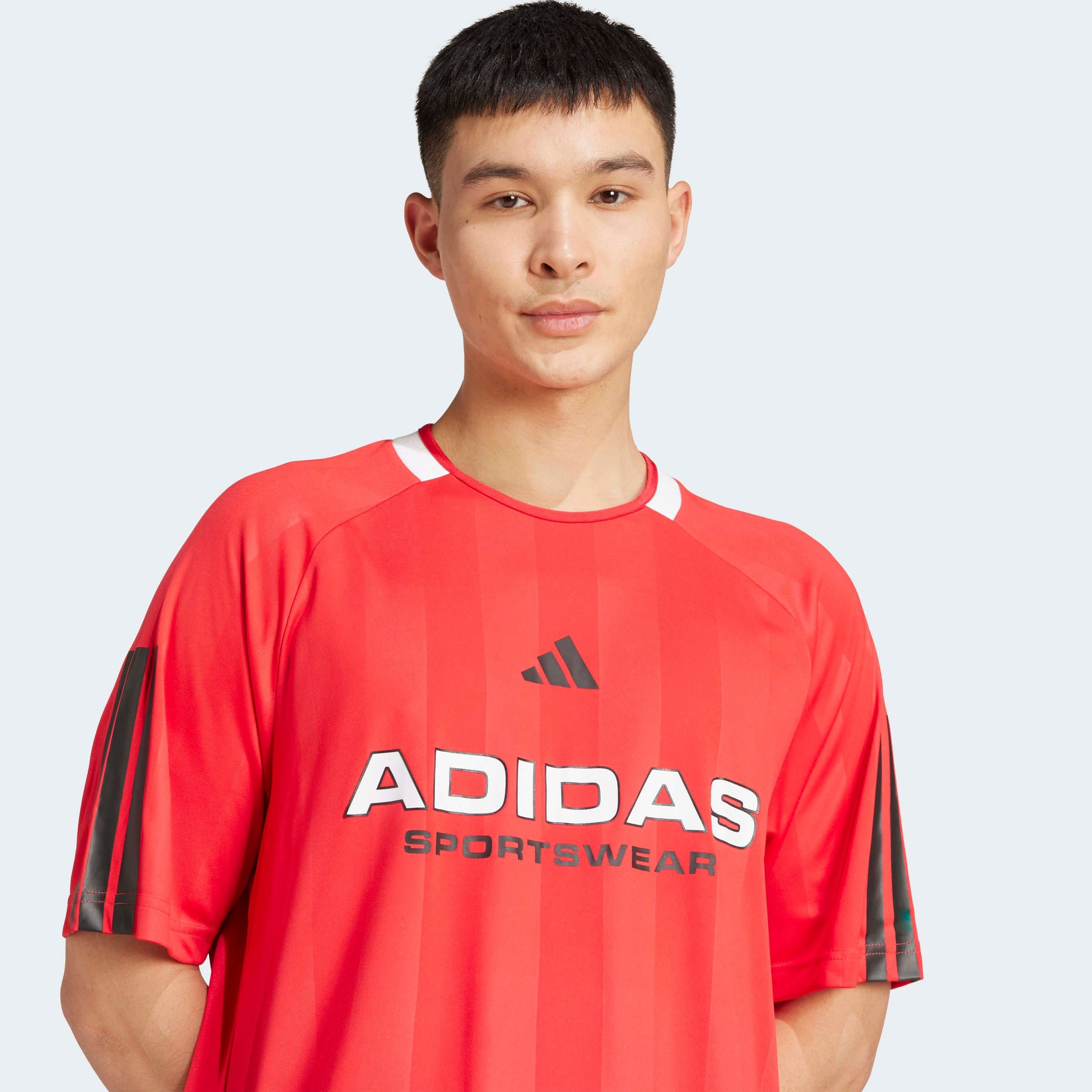adidas Sportswear T-Shirt »HOUSE OF TIRO NATIONS PACK TRIKOT« sportlicher Stil, ohne Verschluss, aus Polyester, pflegeleicht