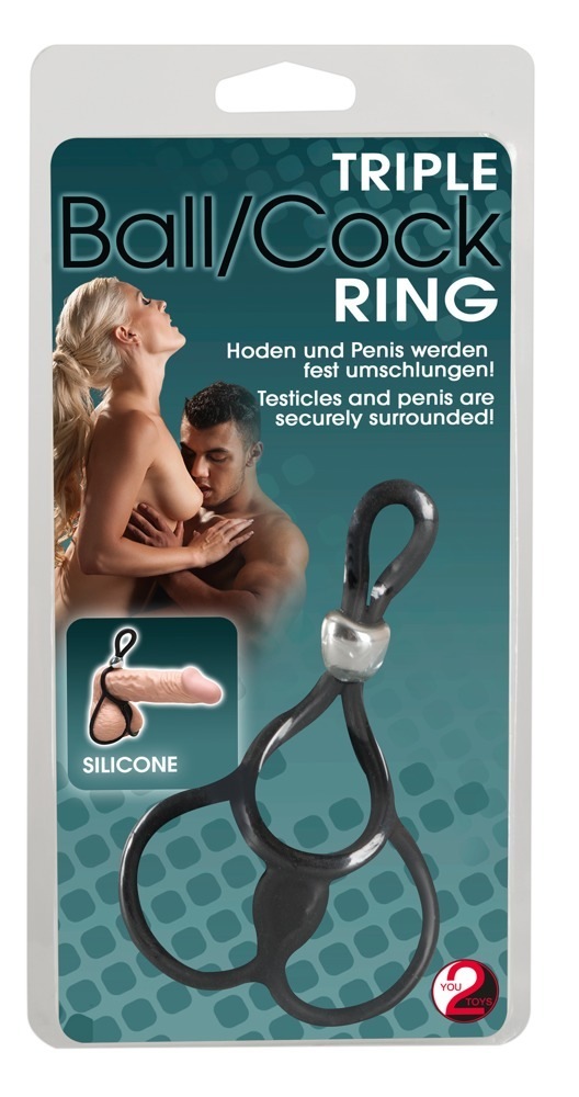 You2Toys Penisring »Penis- und Hodenring Triple Ball- und Cockring«