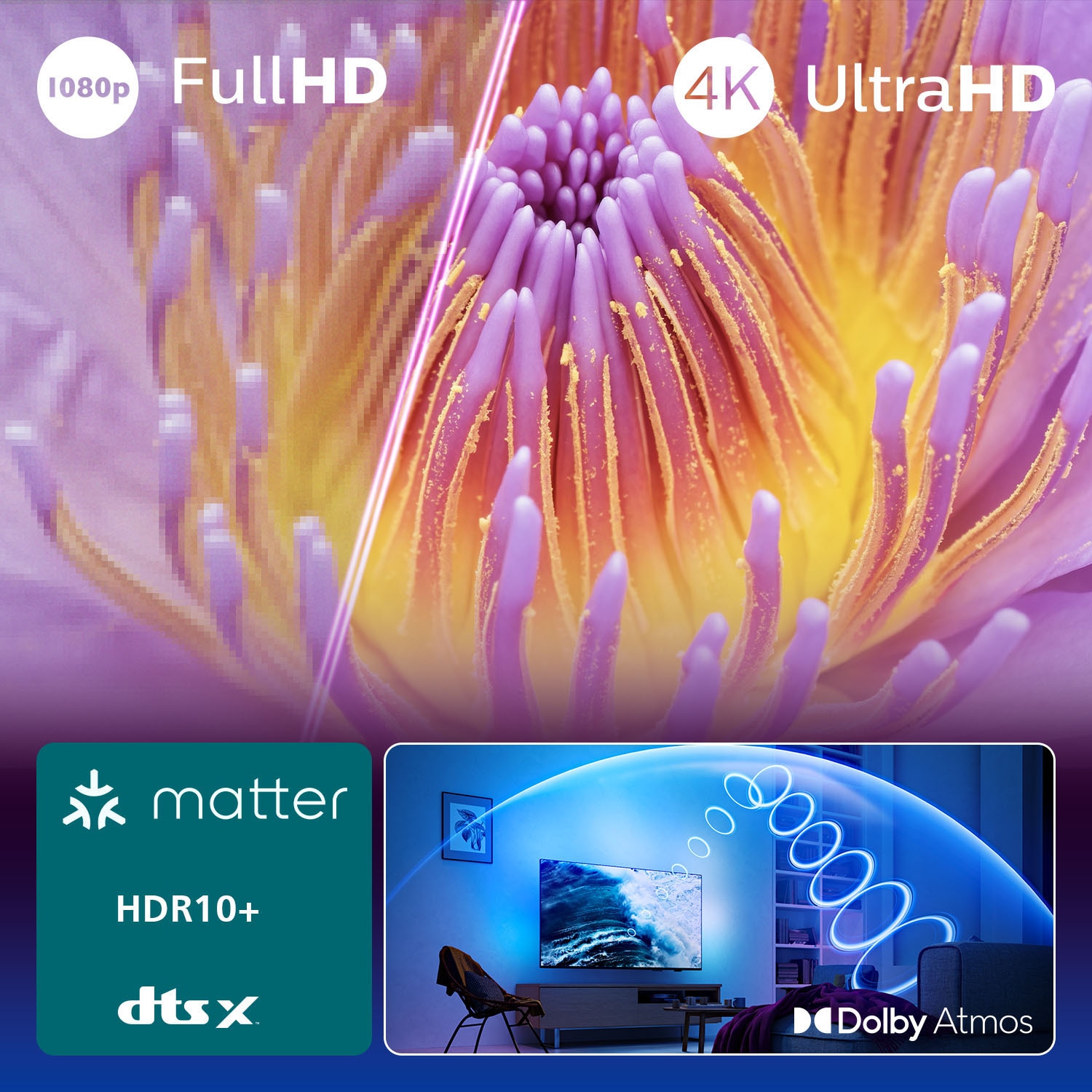 Philips LED-Fernseher »43PUS8500/12« 108 cm/43 ″ Smart-TV