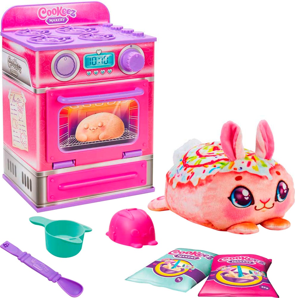 Plüschfigur »Cookeez Makery: Oven (pink), Kuchen«, mit Geräuschen