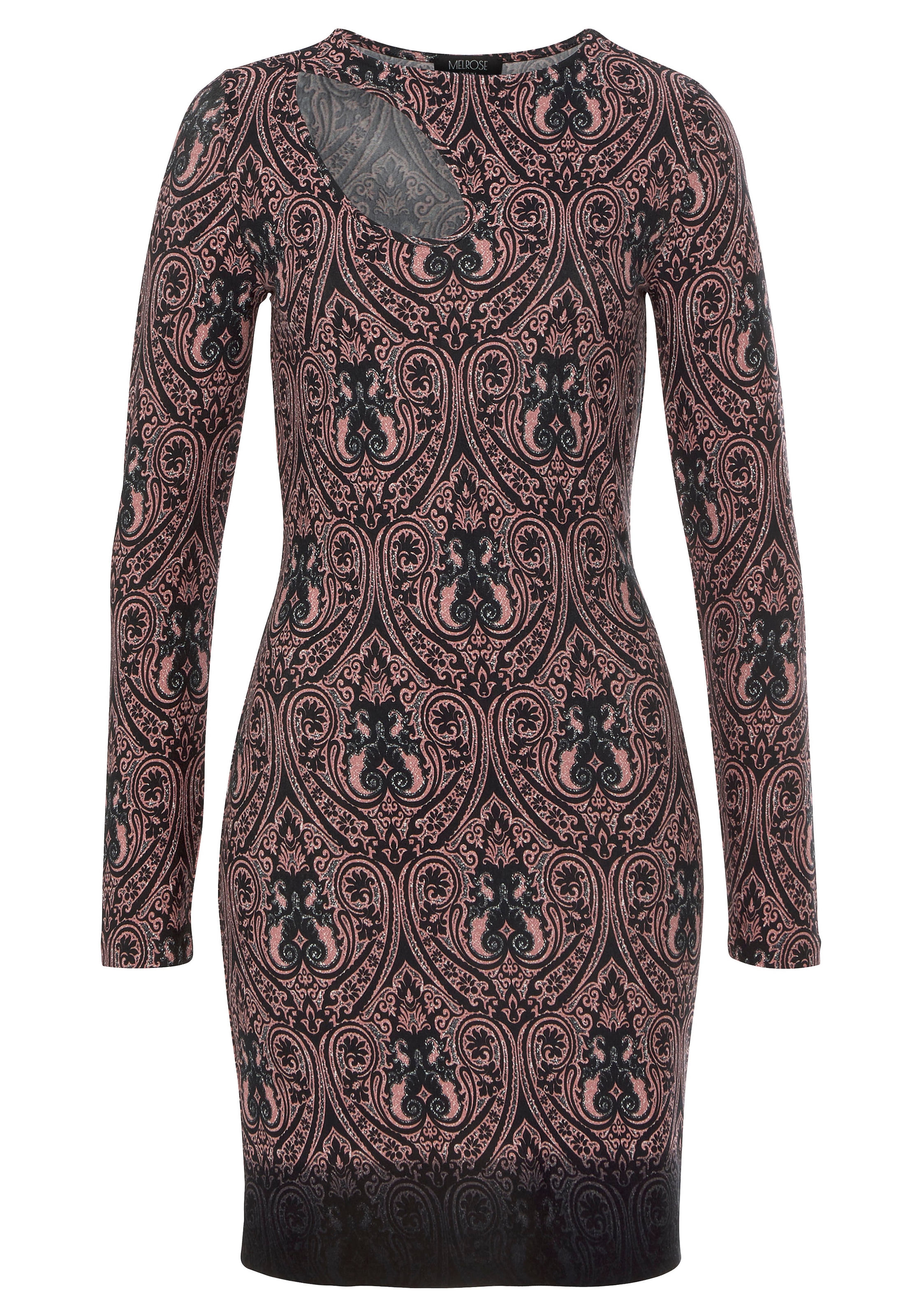 ♕ Paisley-Muster Cut-Out bei Jerseykleid, Melrose mit und