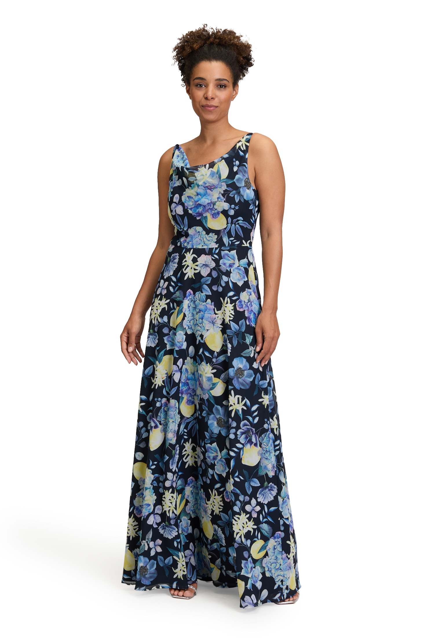 Vera Mont Cocktailkleid »Cocktailkleid mit Wasserfallausschnitt«