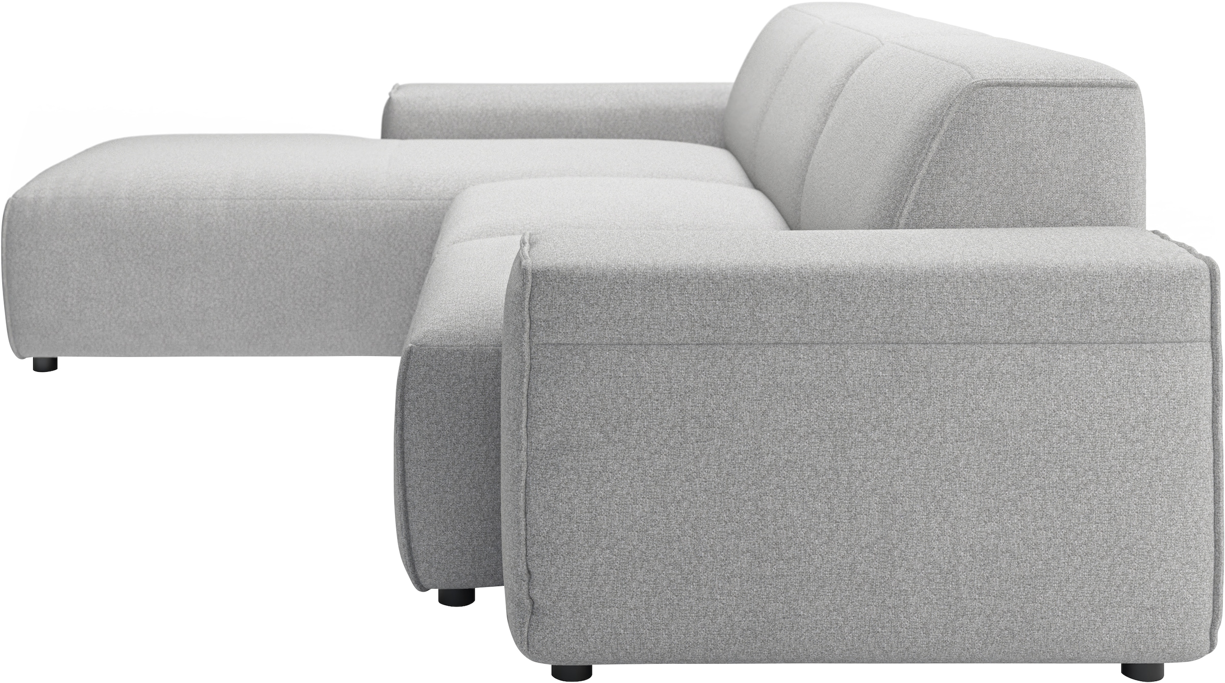 andas Ecksofa »Glimminge L-Form auch in Breitcord, Feincord + Easy care-Bezug,«, Breite 264, Zierkissen