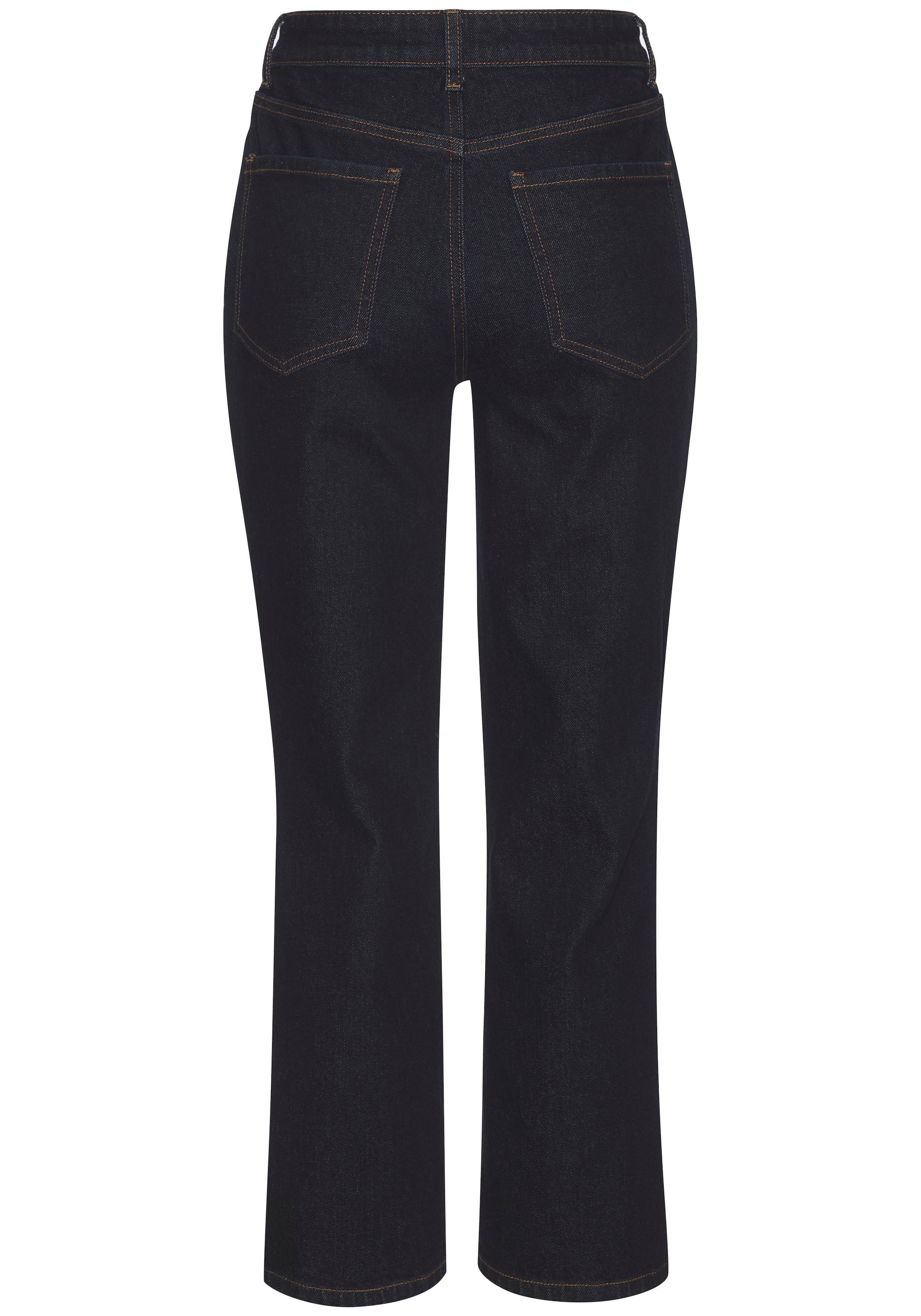 LASCANA Ankle-Jeans, mit Stretchanteil, elastische Jeans in gerader Passform