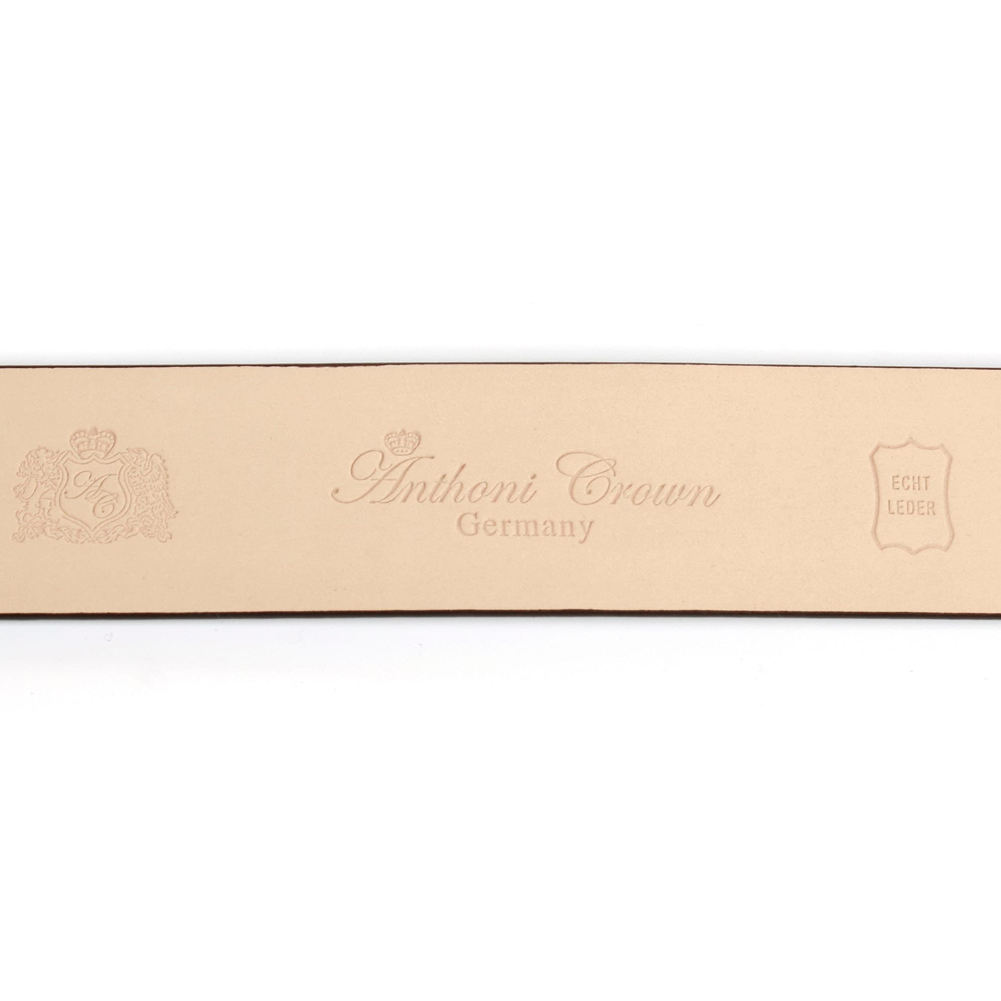 Anthoni Crown Ledergürtel, mit Glas-Schließe silberfarbener kaufen bequem