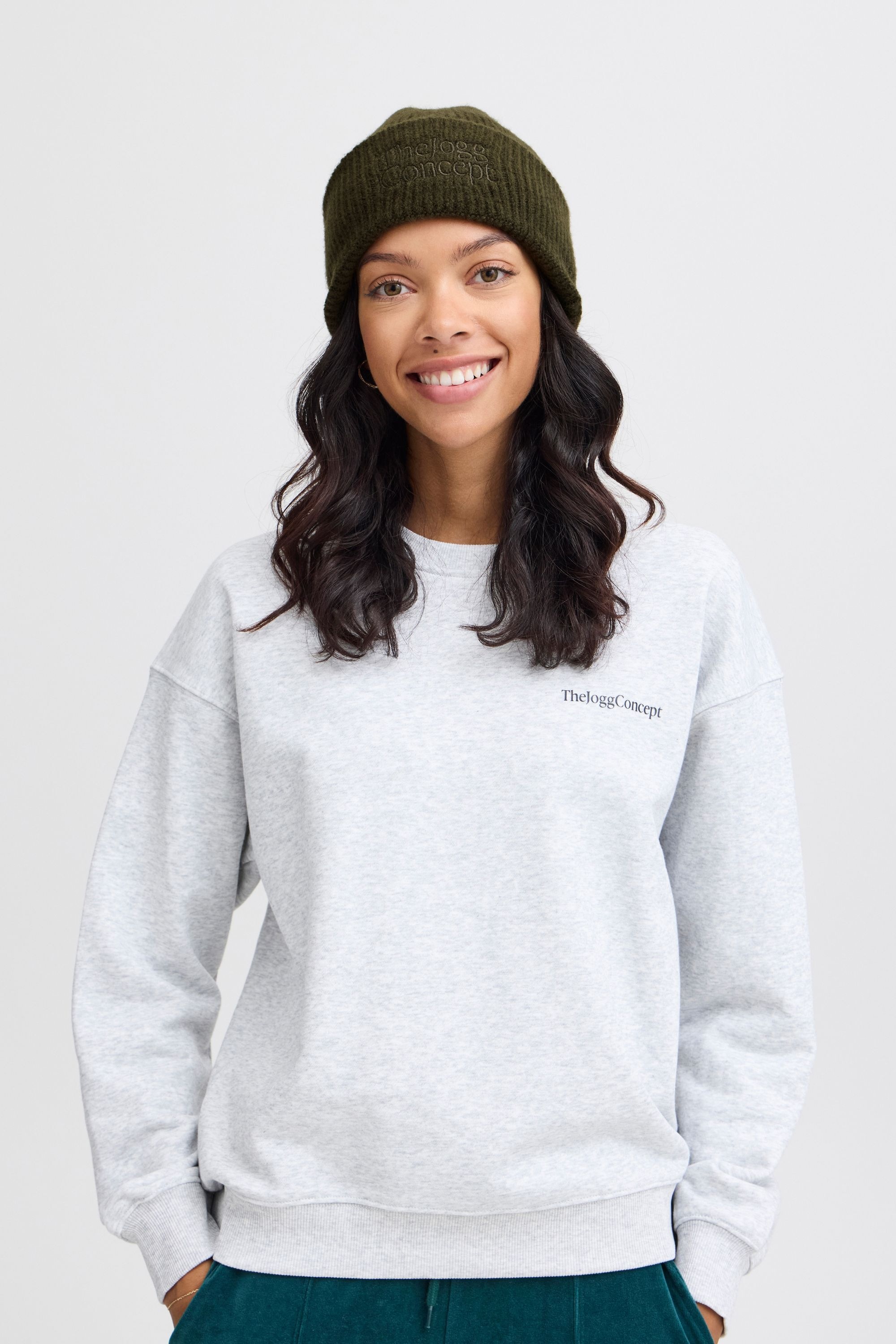 TheJoggConcept Strickmütze »Strickmütze JCVIOL BEANIE LOGO -«