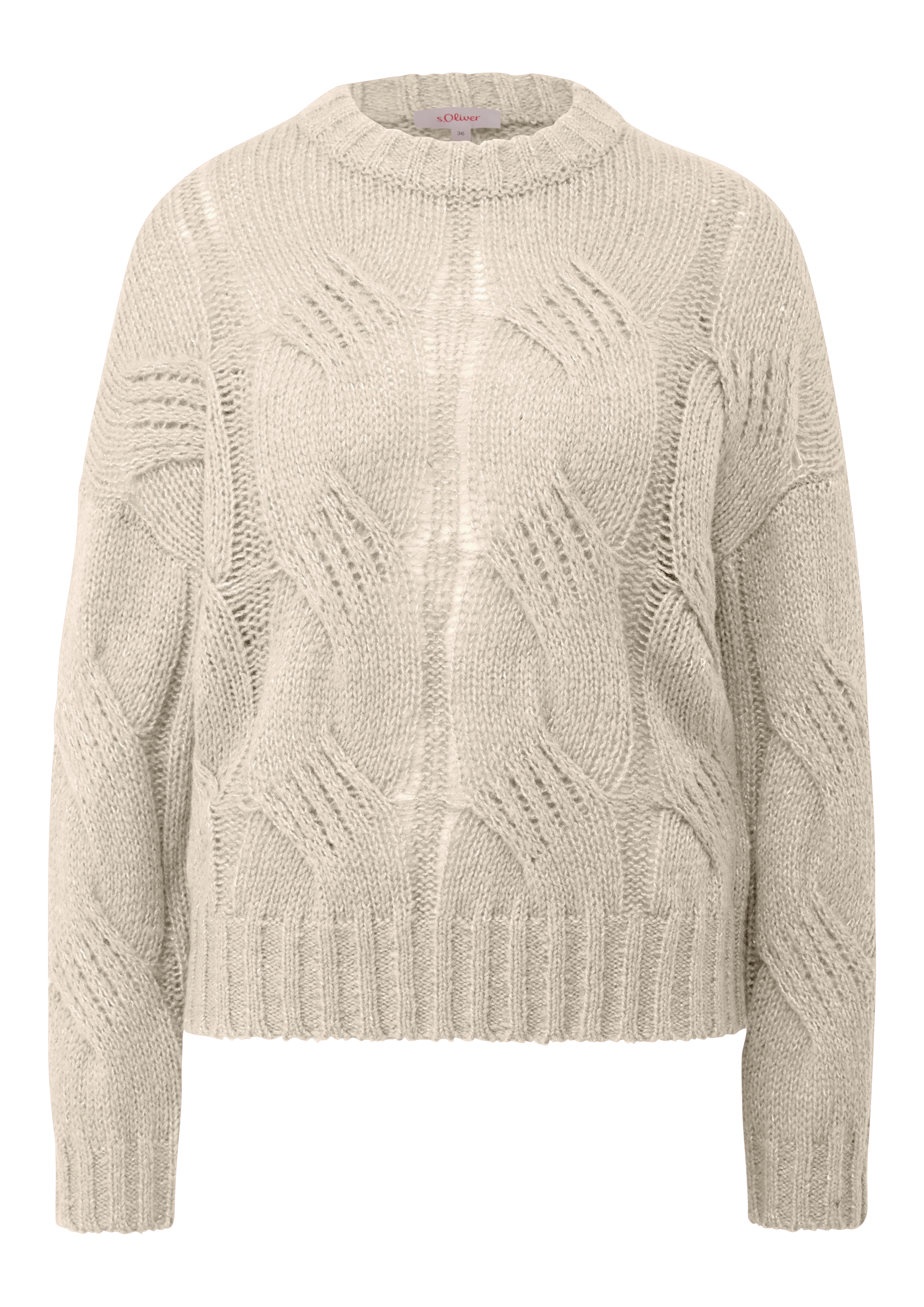 s.Oliver Strickpullover, mit Strukturmuster