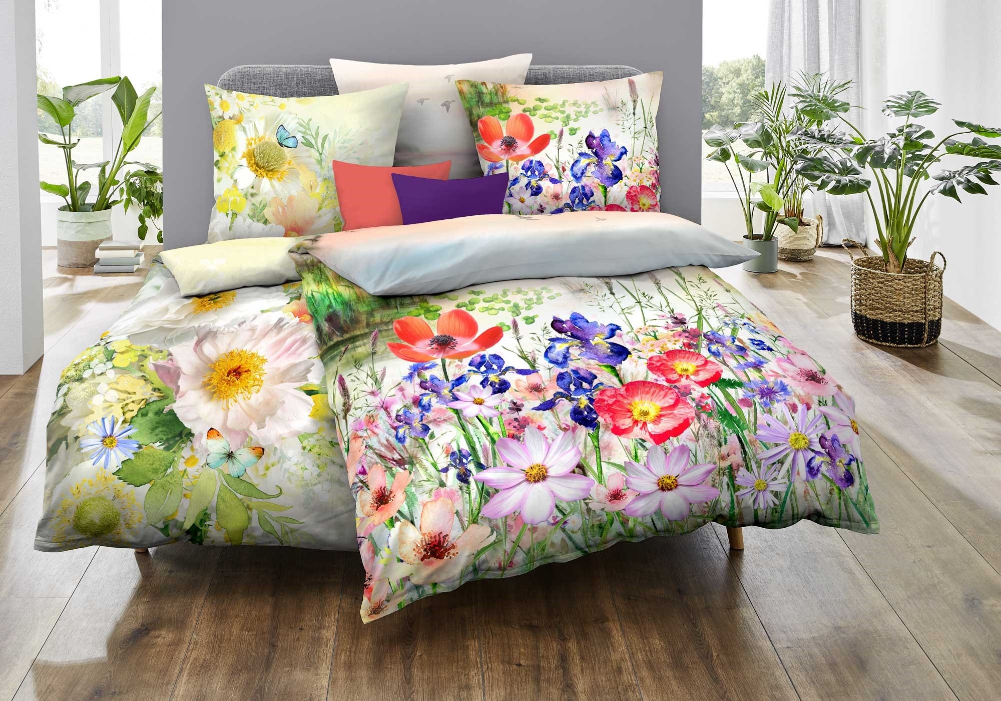 Kaeppel Bettwäsche »Camila« 2 Stk. Mit Blumen