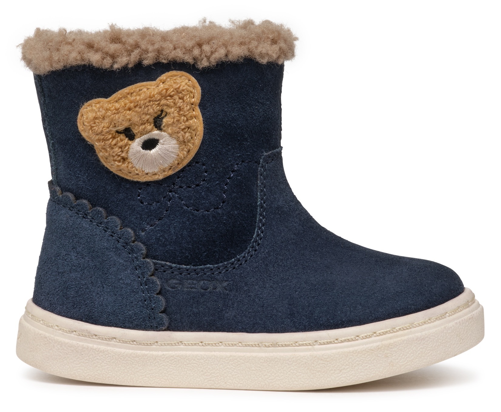 Geox Winterboots »B NASHIK GIRL A«, Klettstiefel, Babystiefel Winterstiefel mit süßem Patch