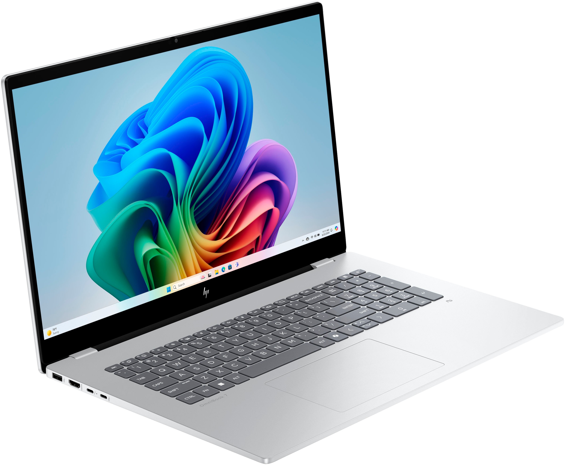 HP Notebook »OmniBook 7 NGAI 17-dc0550ng« 43,9 cm / 17,3 ″ Intel Core Ultra 5 ARC 130V 512 GB SSD
