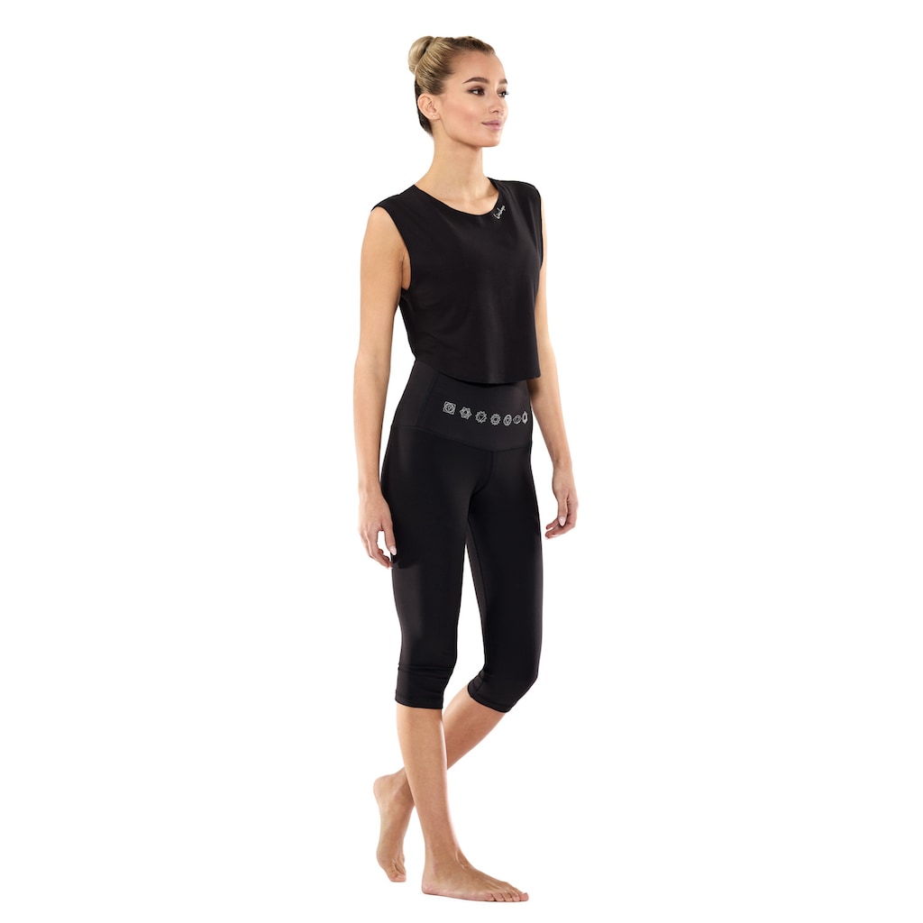 Winshape Leggings »3/4-Functional Comfort HWL212C-silberne 7 Chakras«