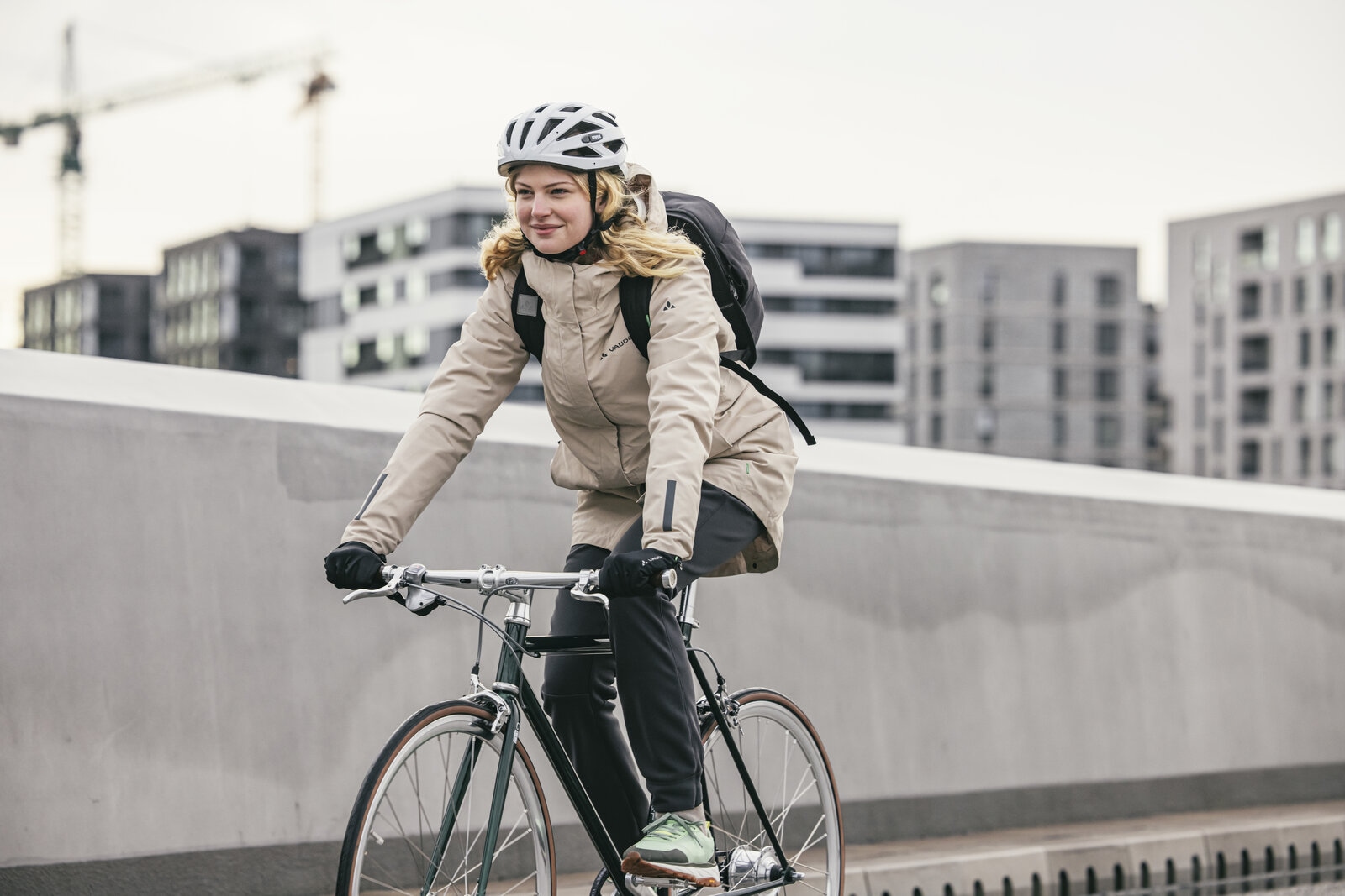 VAUDE Fahrradjacke, mit Kapuze