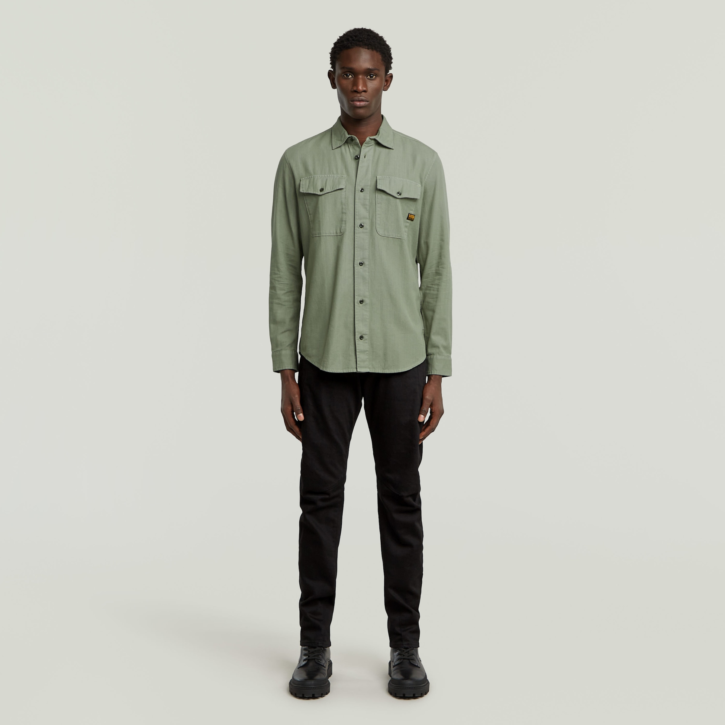G-STAR Jeanshemd »Marine Slim«, mit Pattentaschen
