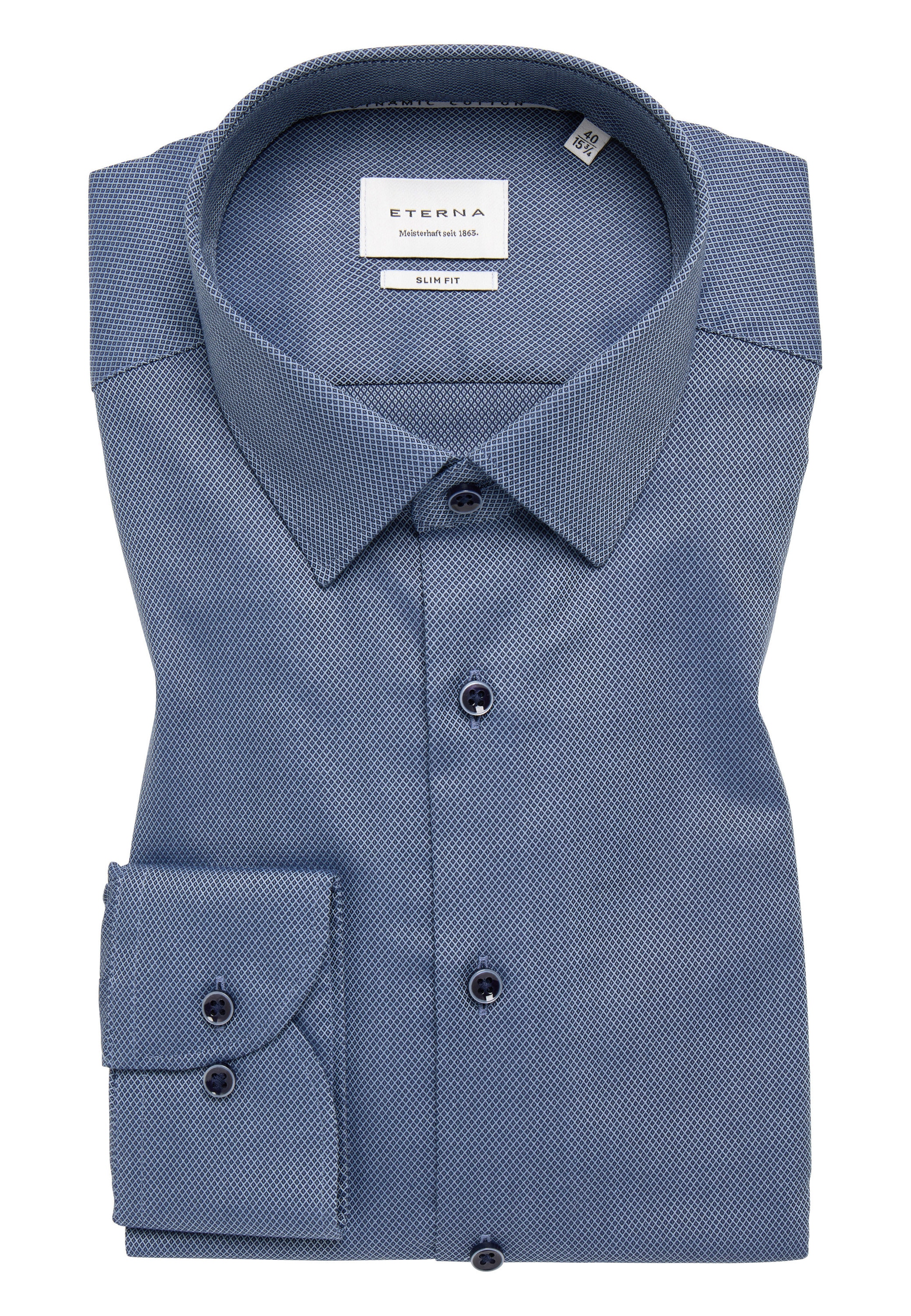 Eterna Langarmhemd »SLIM FIT«, NON IRON (bügelfrei)