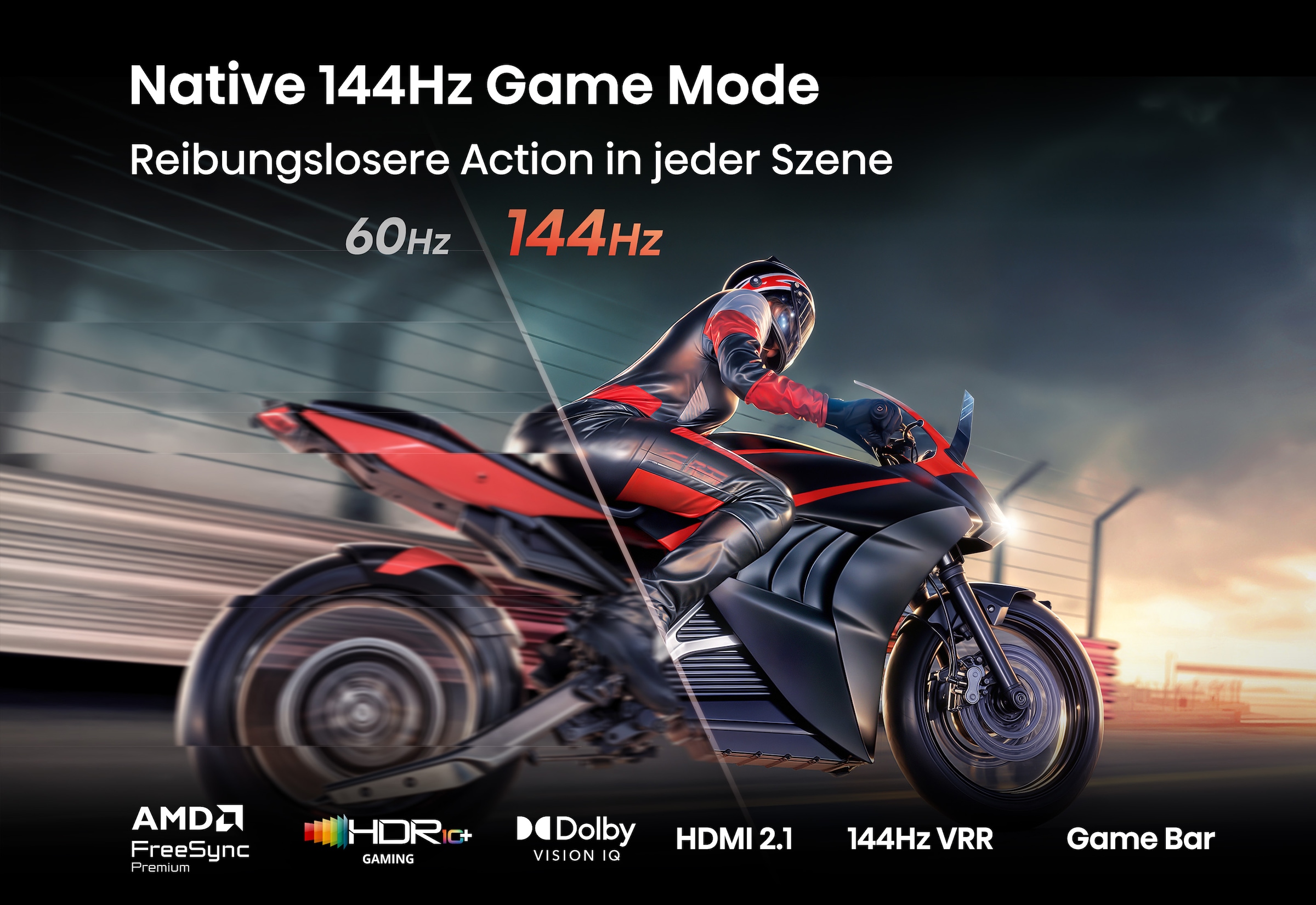 Hisense Mini-LED-Fernseher »50E8S« 126 cm/50 ″ Smart-TV