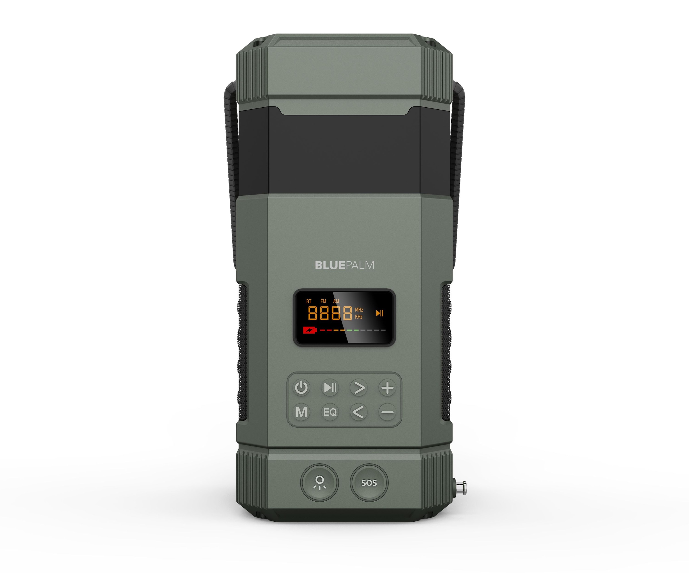 Notfallradio »Outdoor Notfallradio BP-585«, (Bluetooth AM-Tuner-FM-Tuner 14 W), aufladbar via Steckdose/Kurbel/Solar, Laternenfunktion