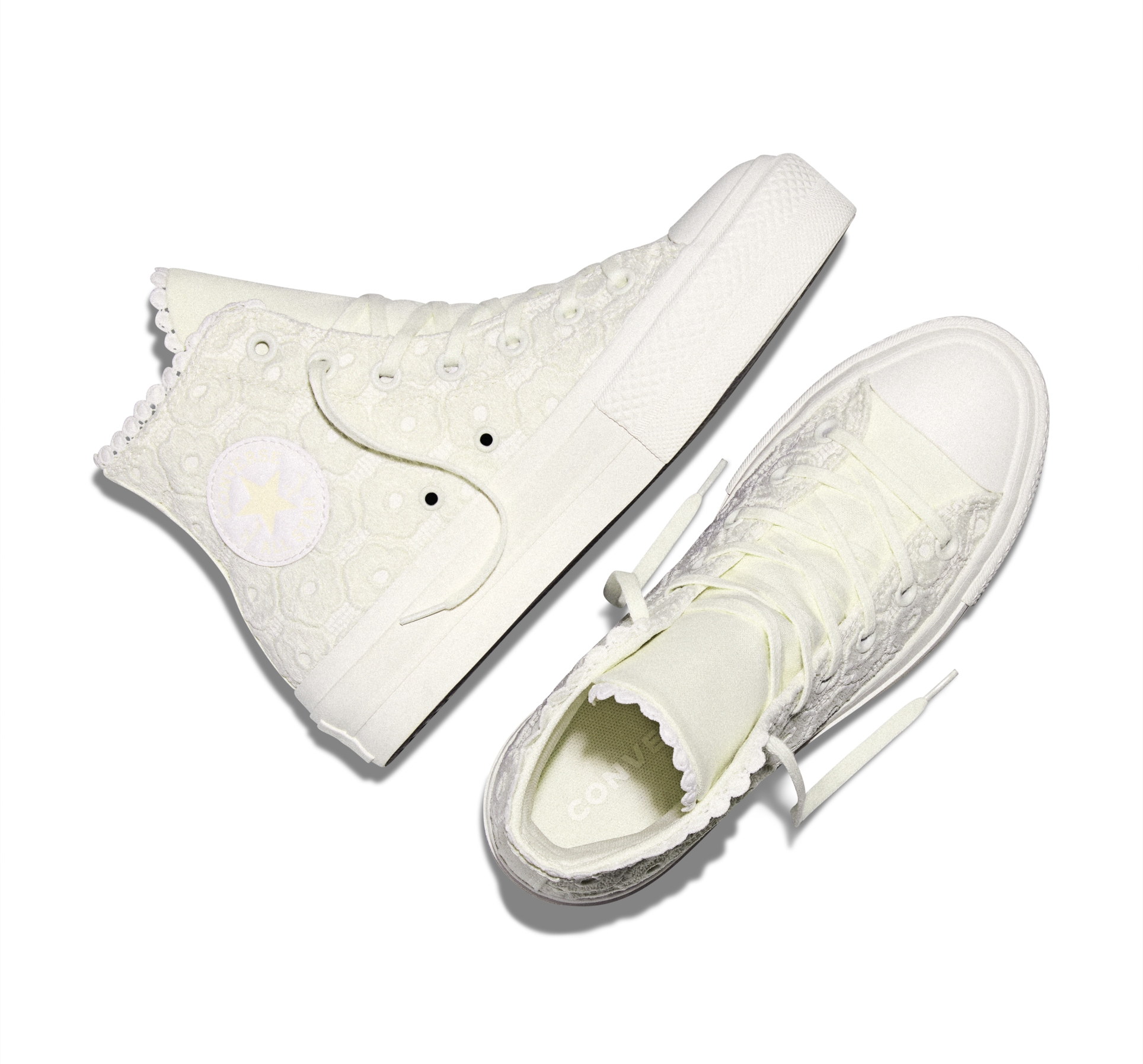 Converse Sneaker »CHUCK TAYLOR ALL STAR LIFT PLATFORM CROCHET«  für sportlichen Look im Alltag, mit Gummilaufsohle, sportlicher Stil