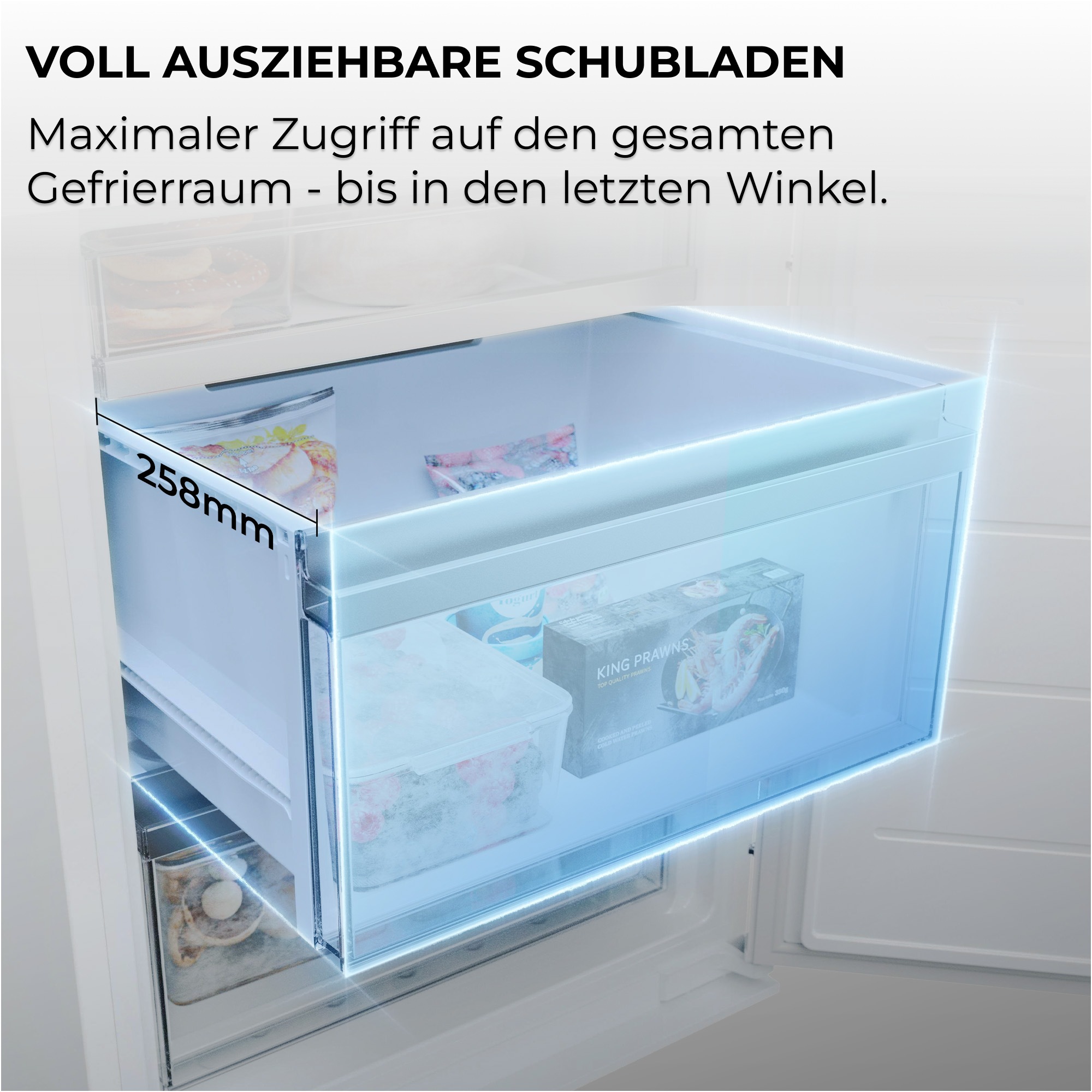 Haier Einbaukühlgefrierkombination ID Titanium 2 »HBQW5518D« 177,2 cm hoch 54 cm breit Humidity Zone: Obst, Gemüse und Salat 2x länger frisch halten